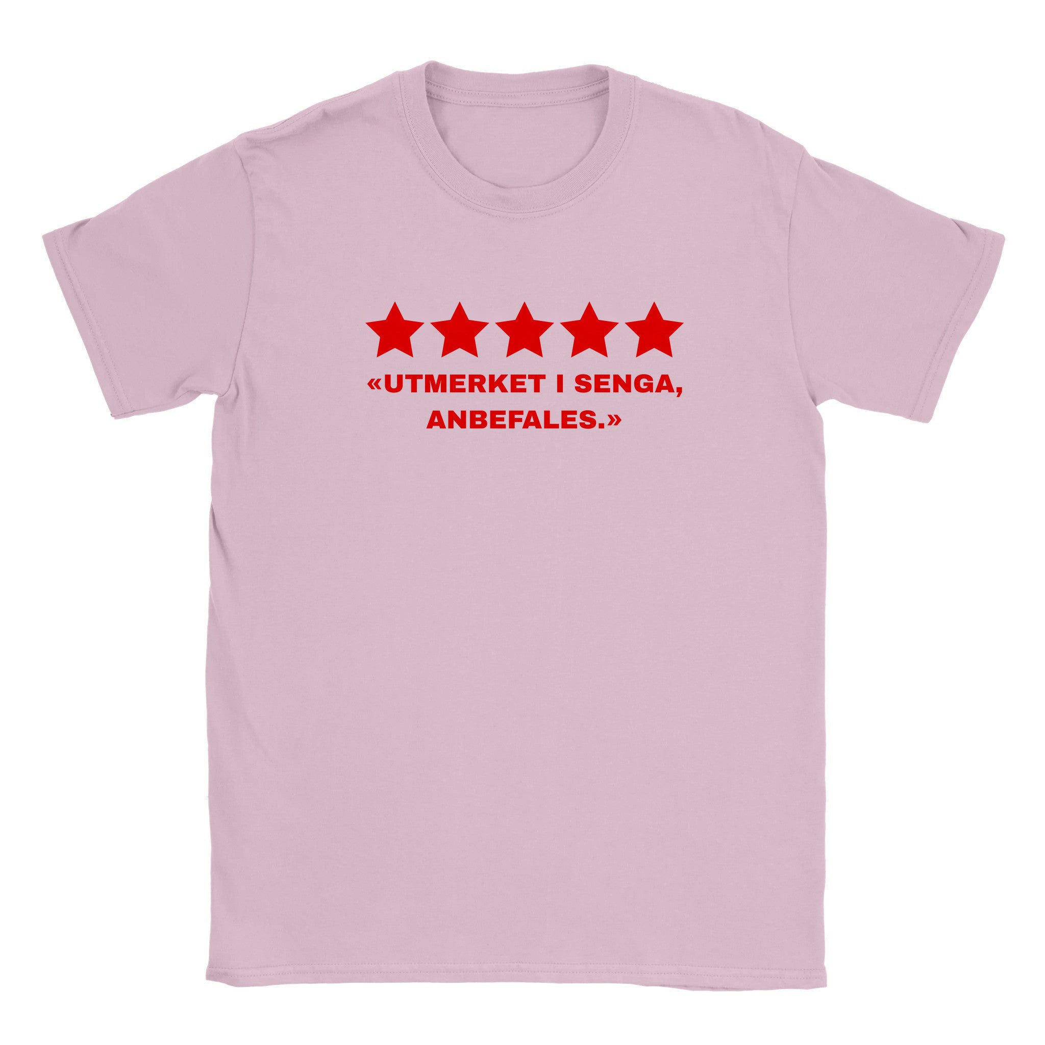 «utmerket i senga, anbefales.» - Baby tee – Light Pink