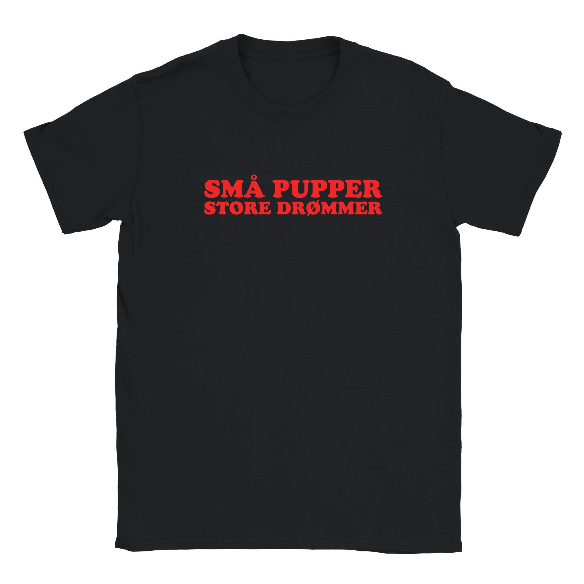 Små pupper store drømmer (design 2) - Baby tee – Black