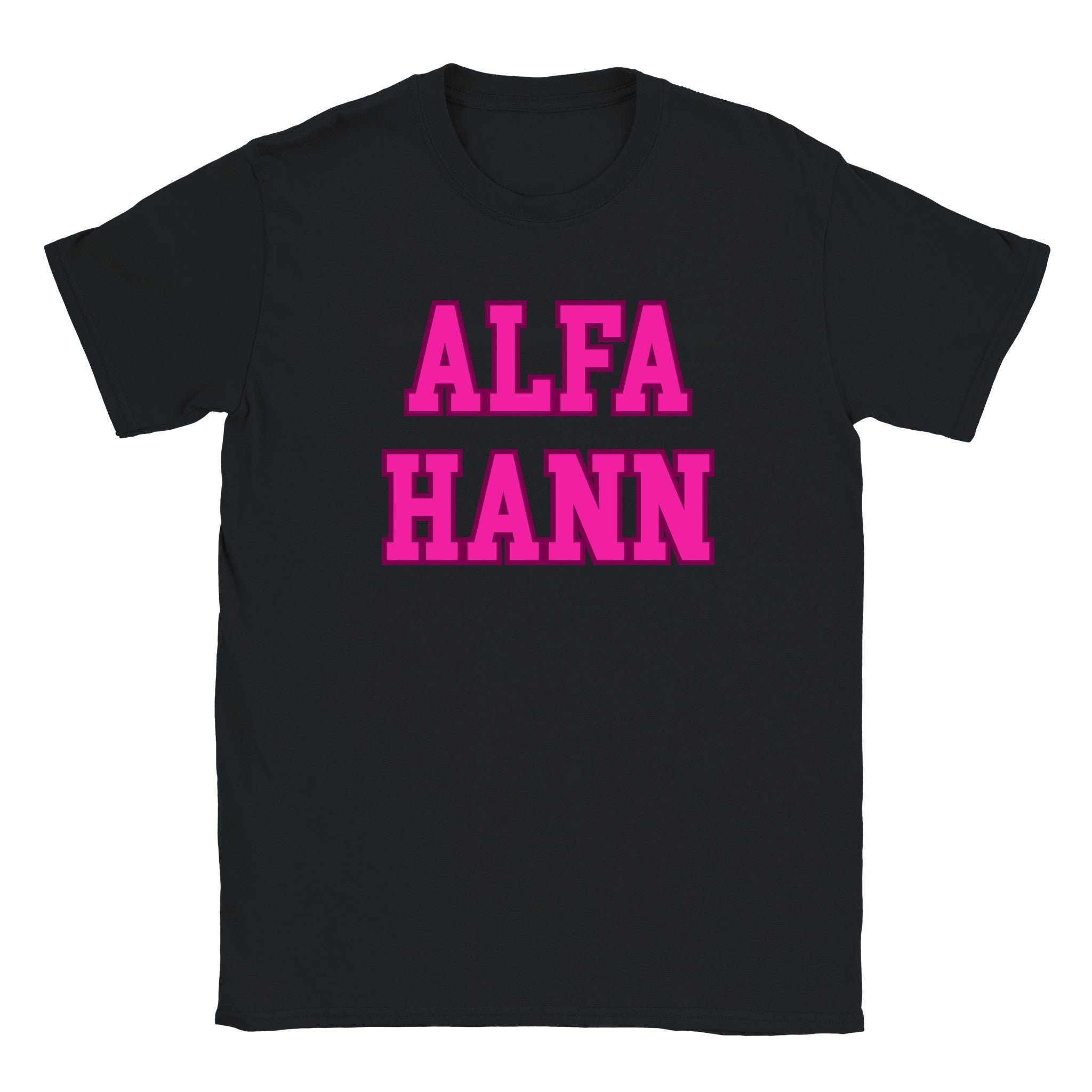 Alfa hann - Baby tee – Black