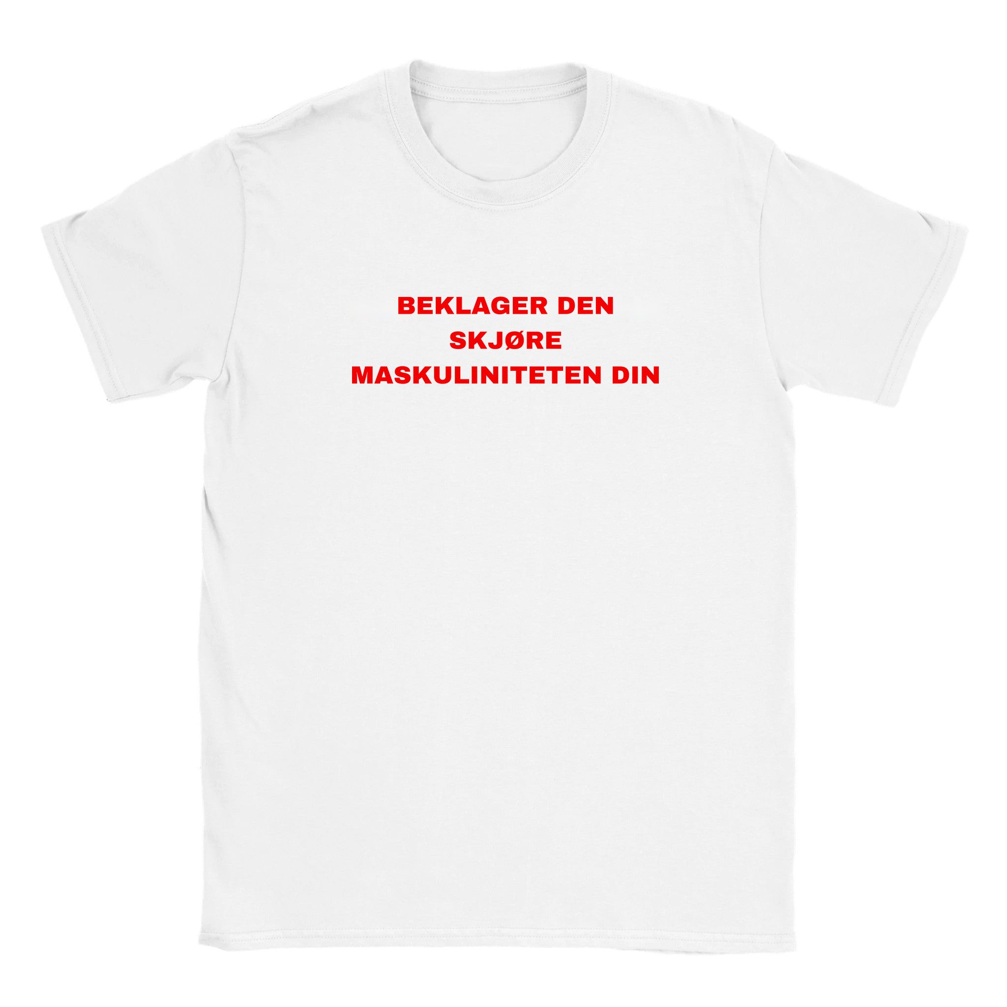 Beklager den skjøre maskuliniteten din - Baby tee – White