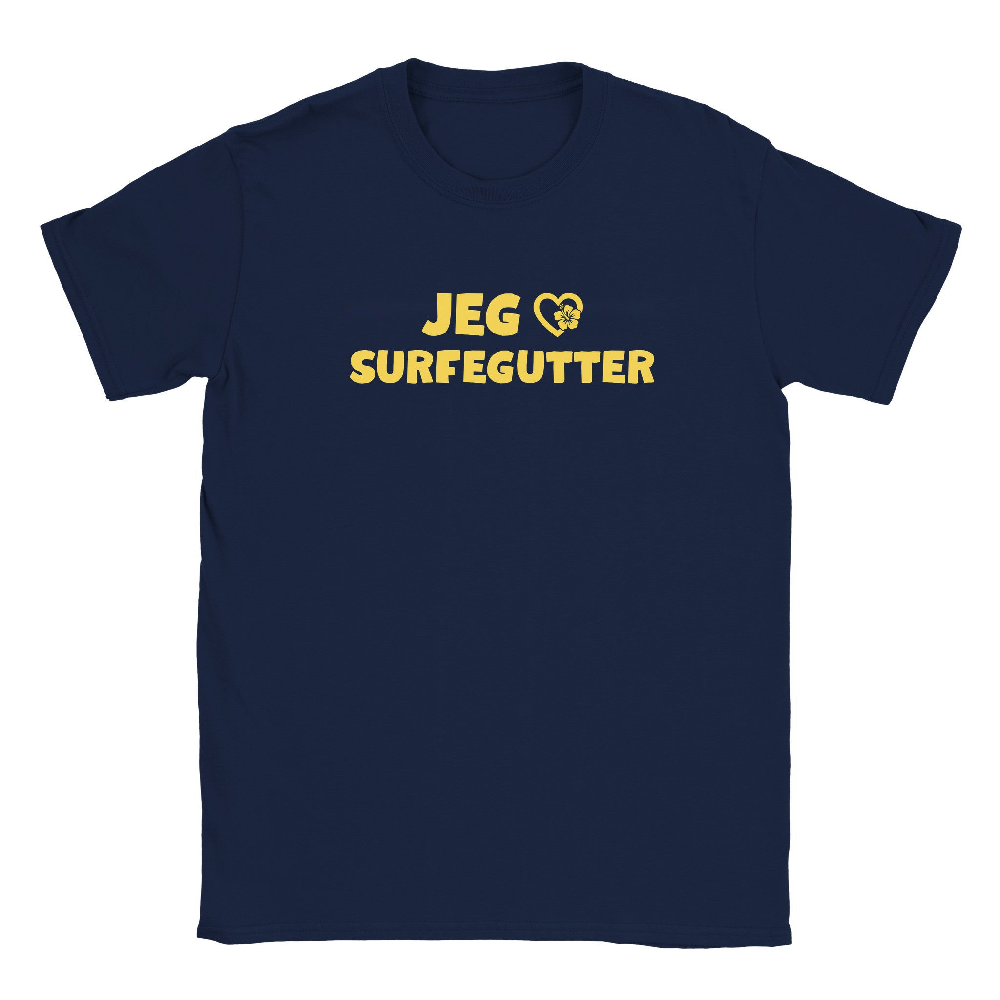 Jeg elsker surfegutter - Baby tee – Navy