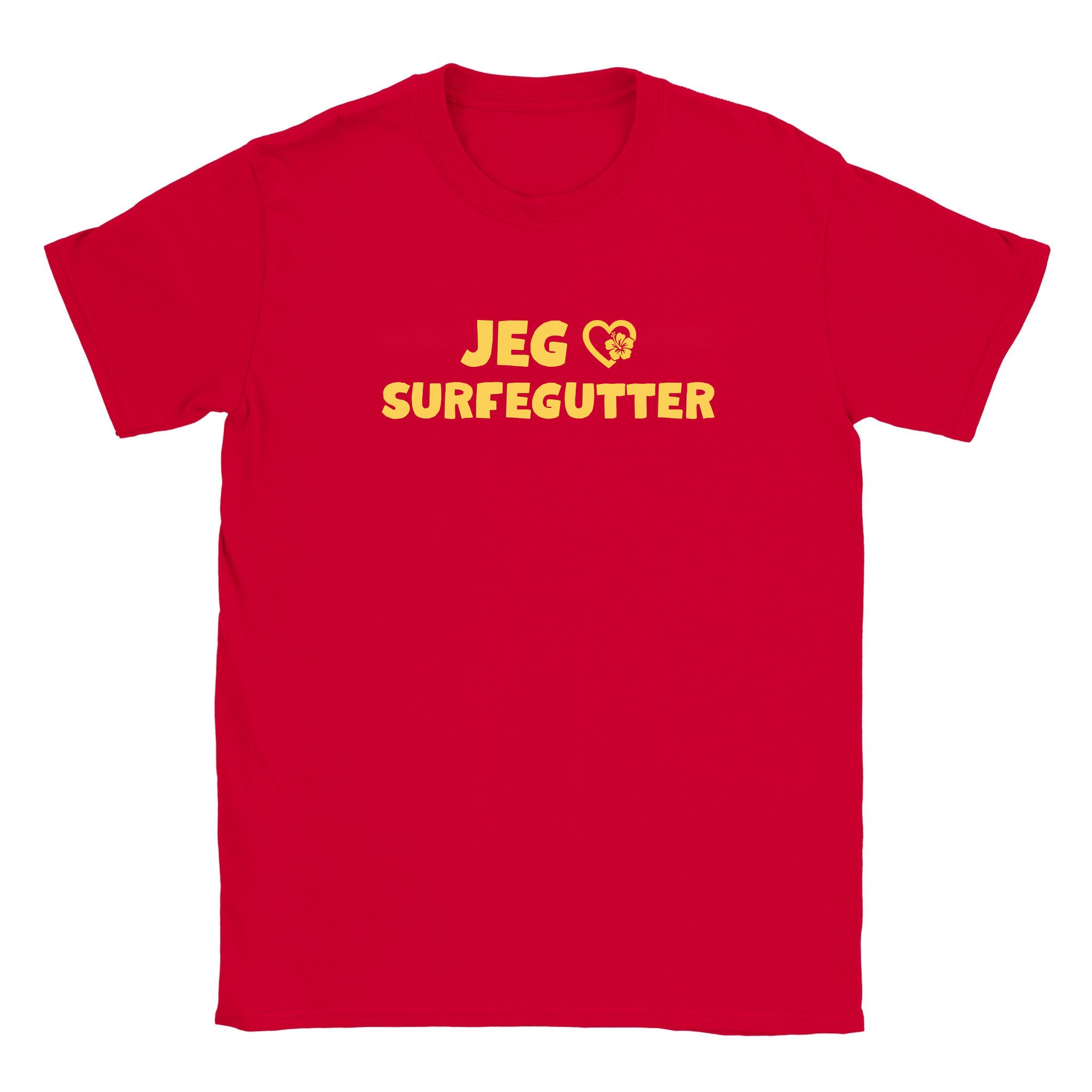 Jeg elsker surfegutter - Baby tee – Red