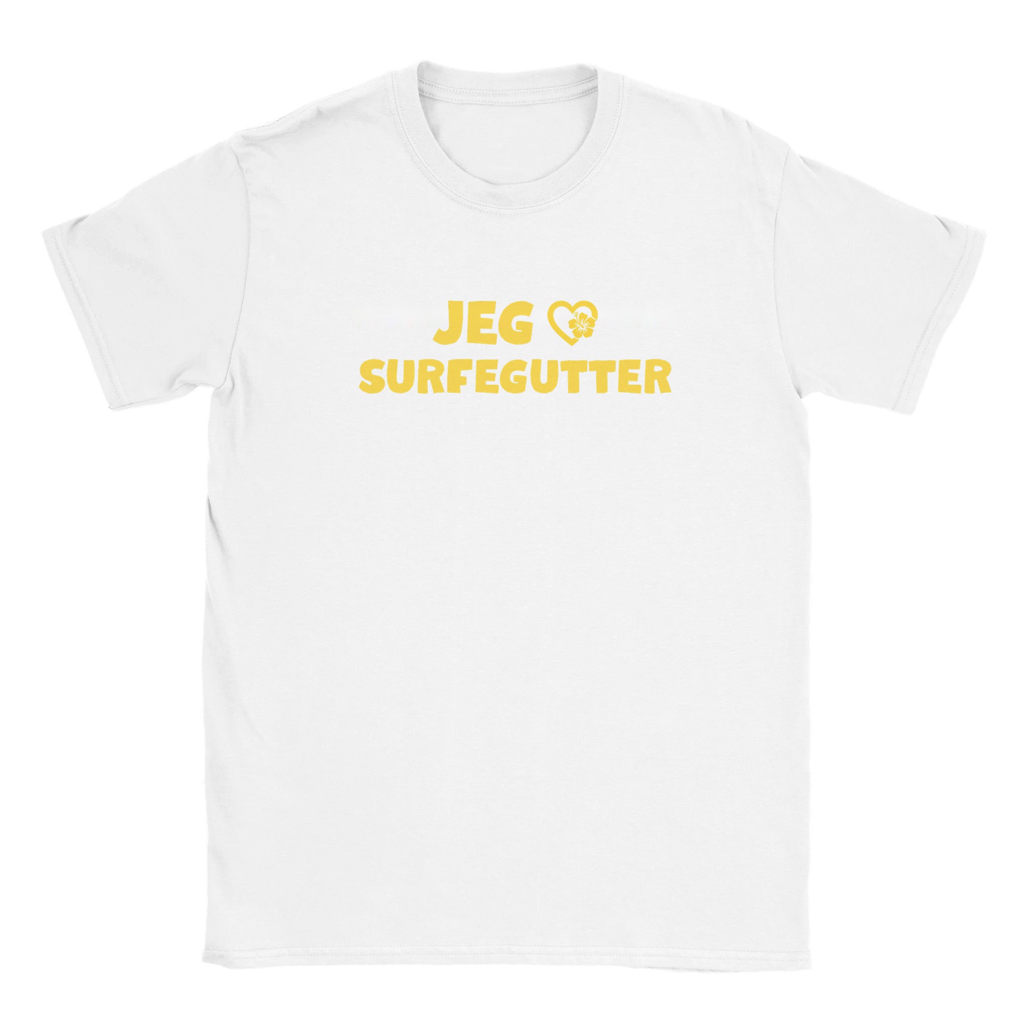 Jeg elsker surfegutter - Baby tee – White