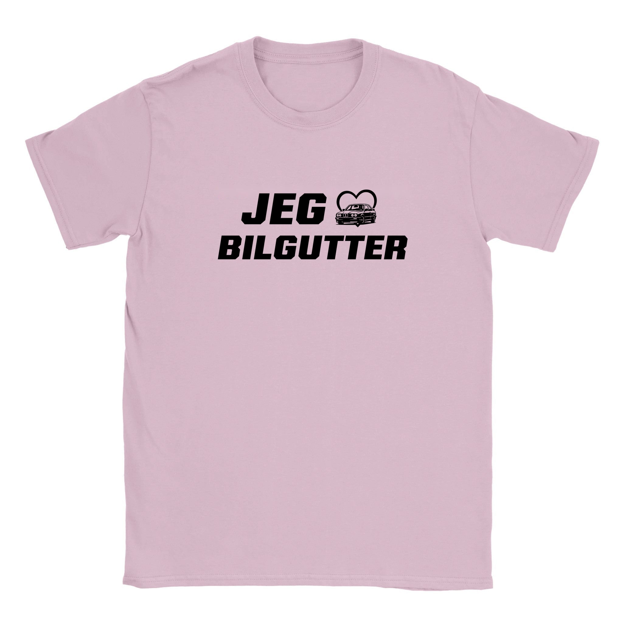 Jeg elsker bilgutter - Baby tee – Light Pink
