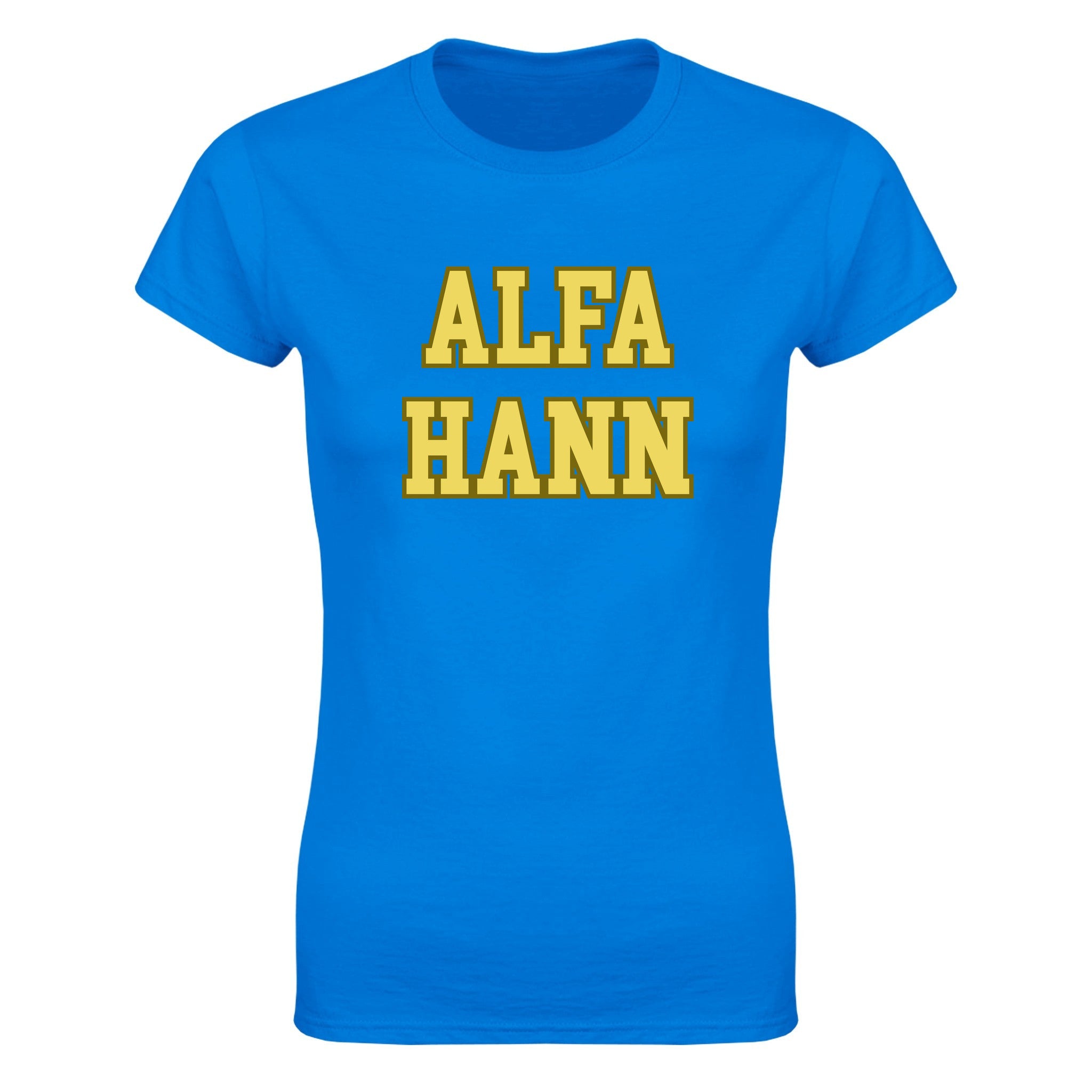 Alfa hann - Dame t-skjorte – Royal
