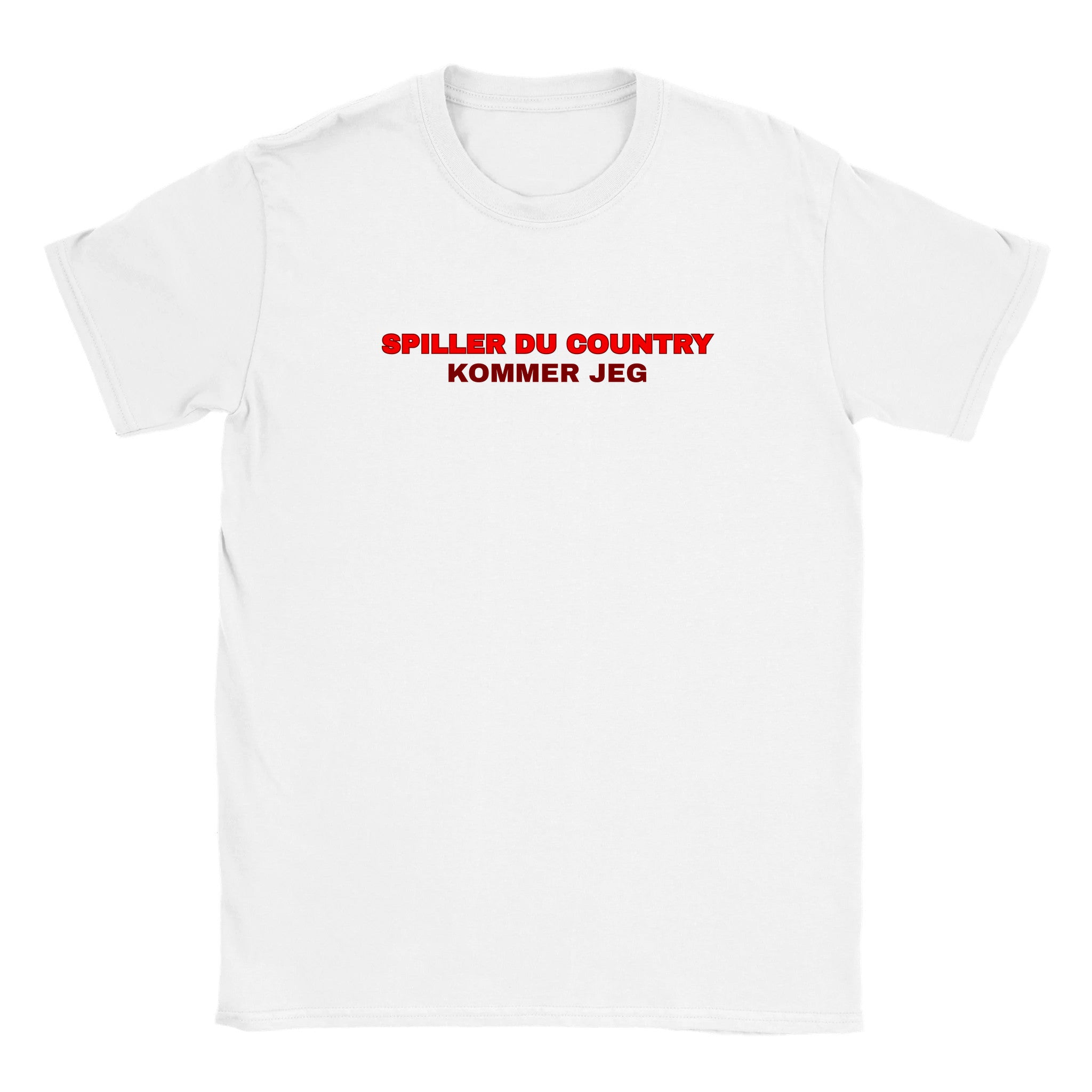Spiller du country kommer jeg - Baby tee – White