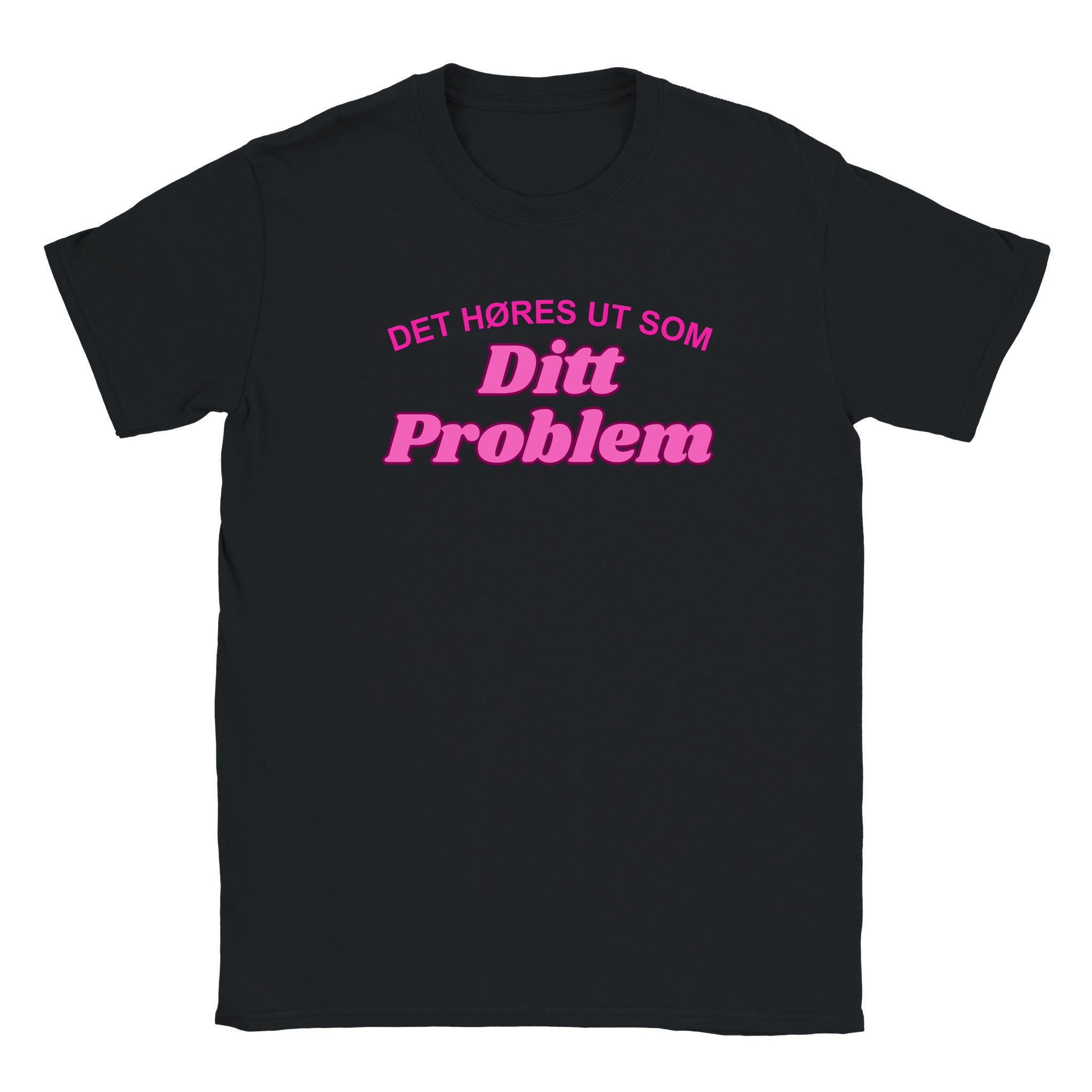 Ditt problem - Baby tee – Black