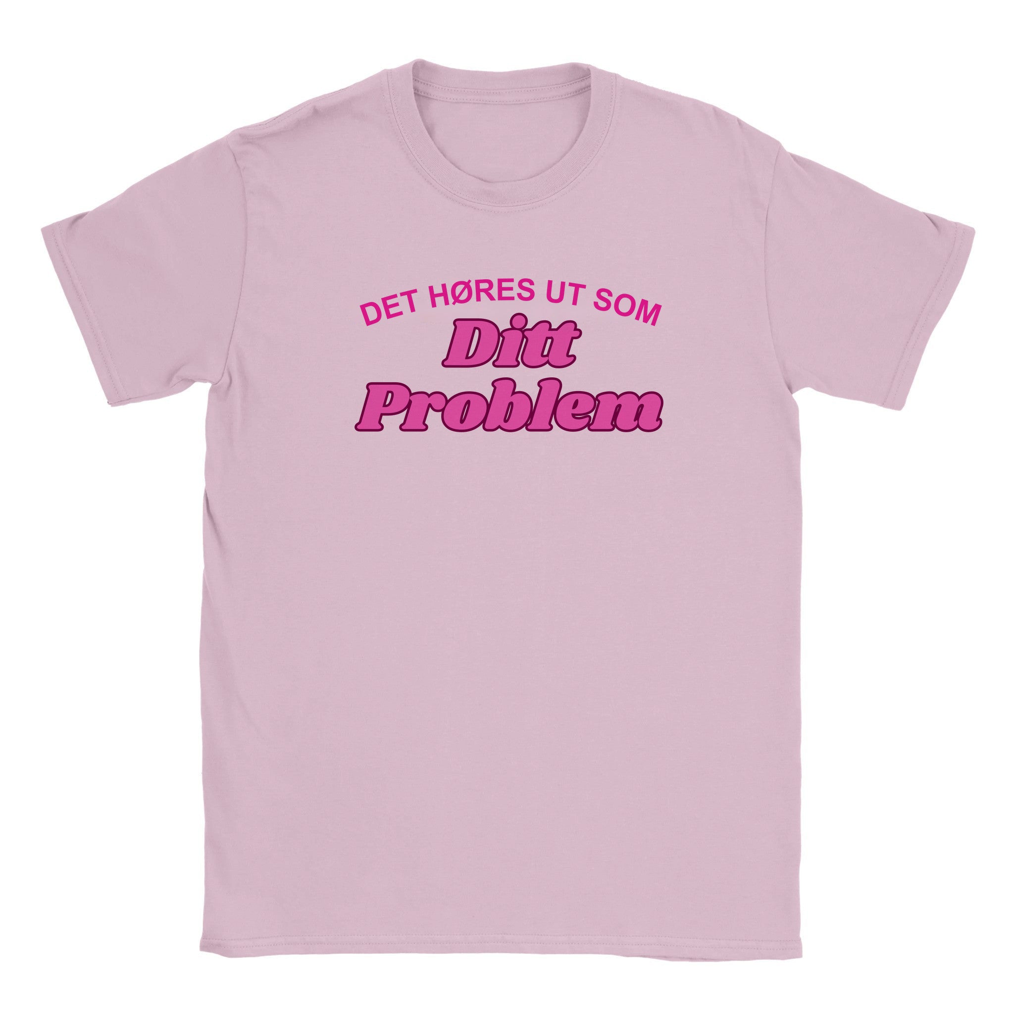 Ditt problem - Baby tee – Light Pink