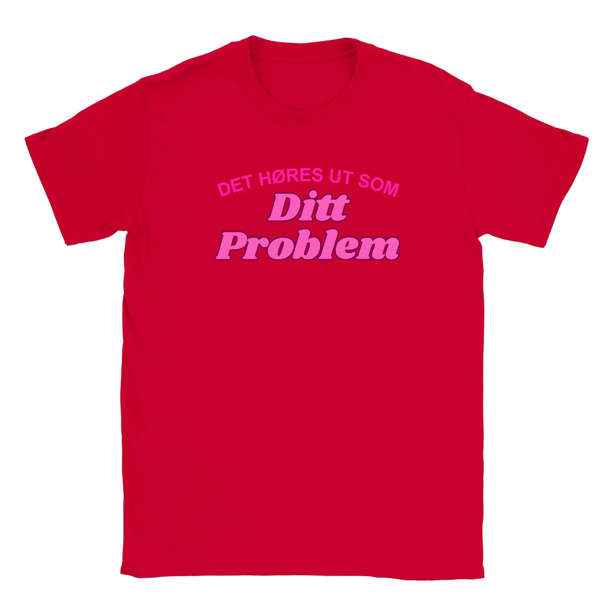 Ditt problem - Baby tee – Red