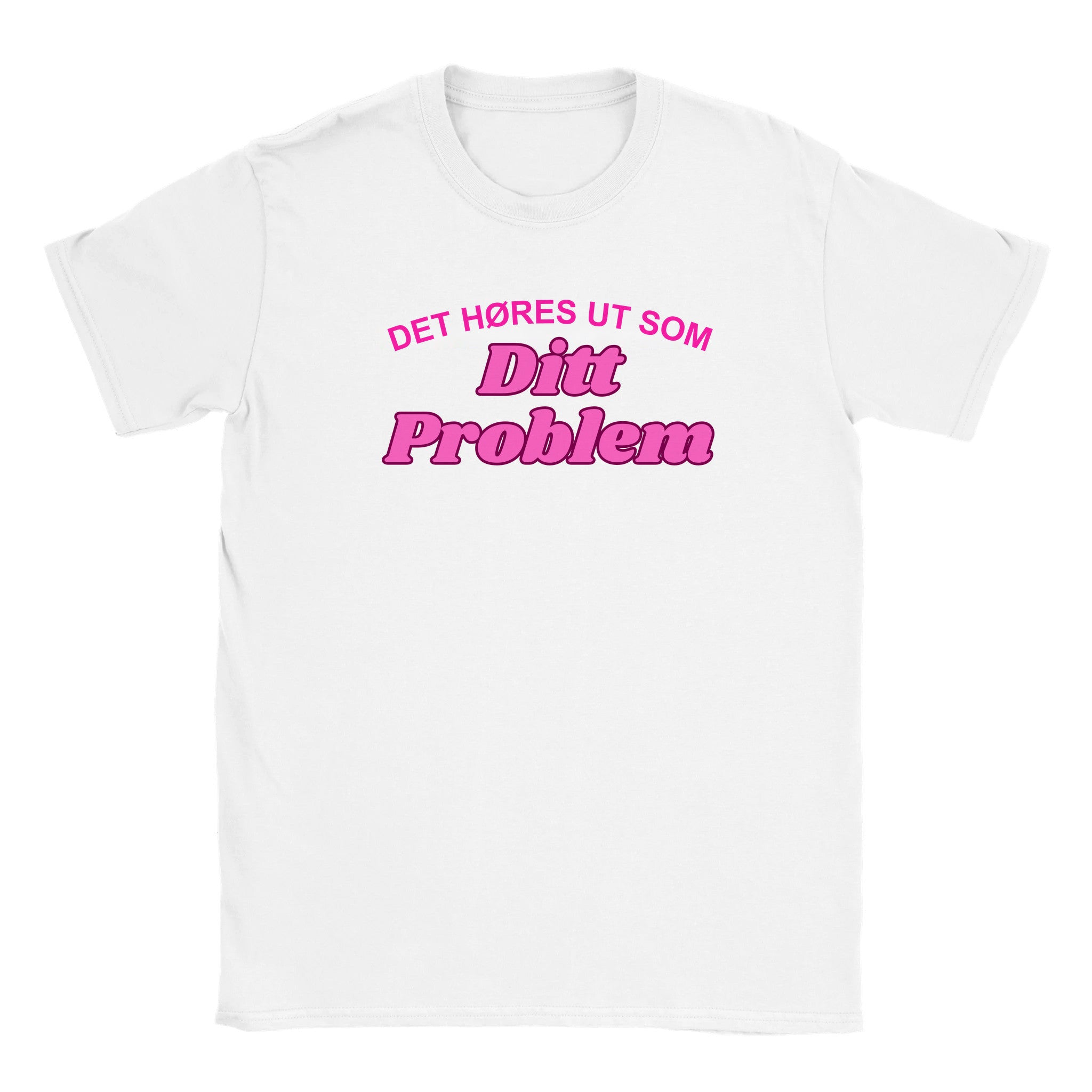 Ditt problem - Baby tee – White