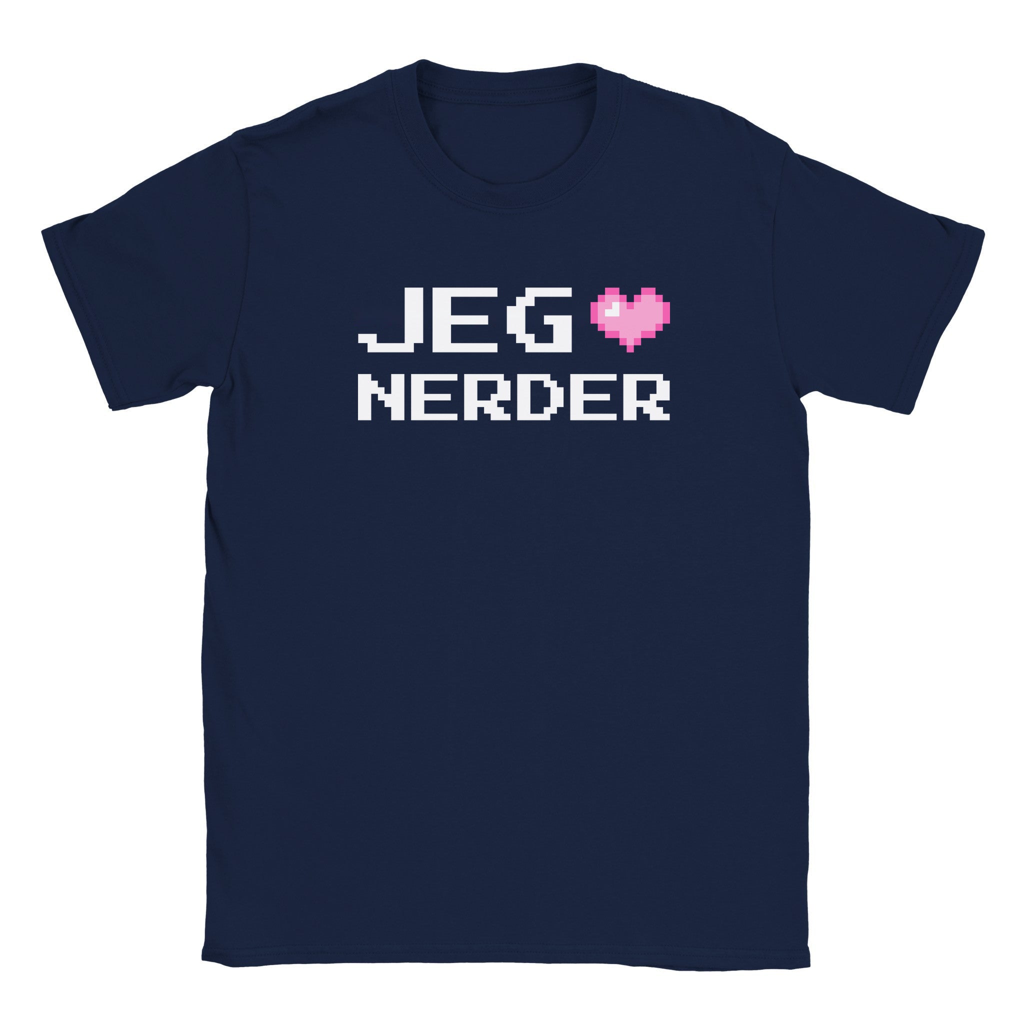Jeg elsker nerder (design 2) - Baby tee – Navy