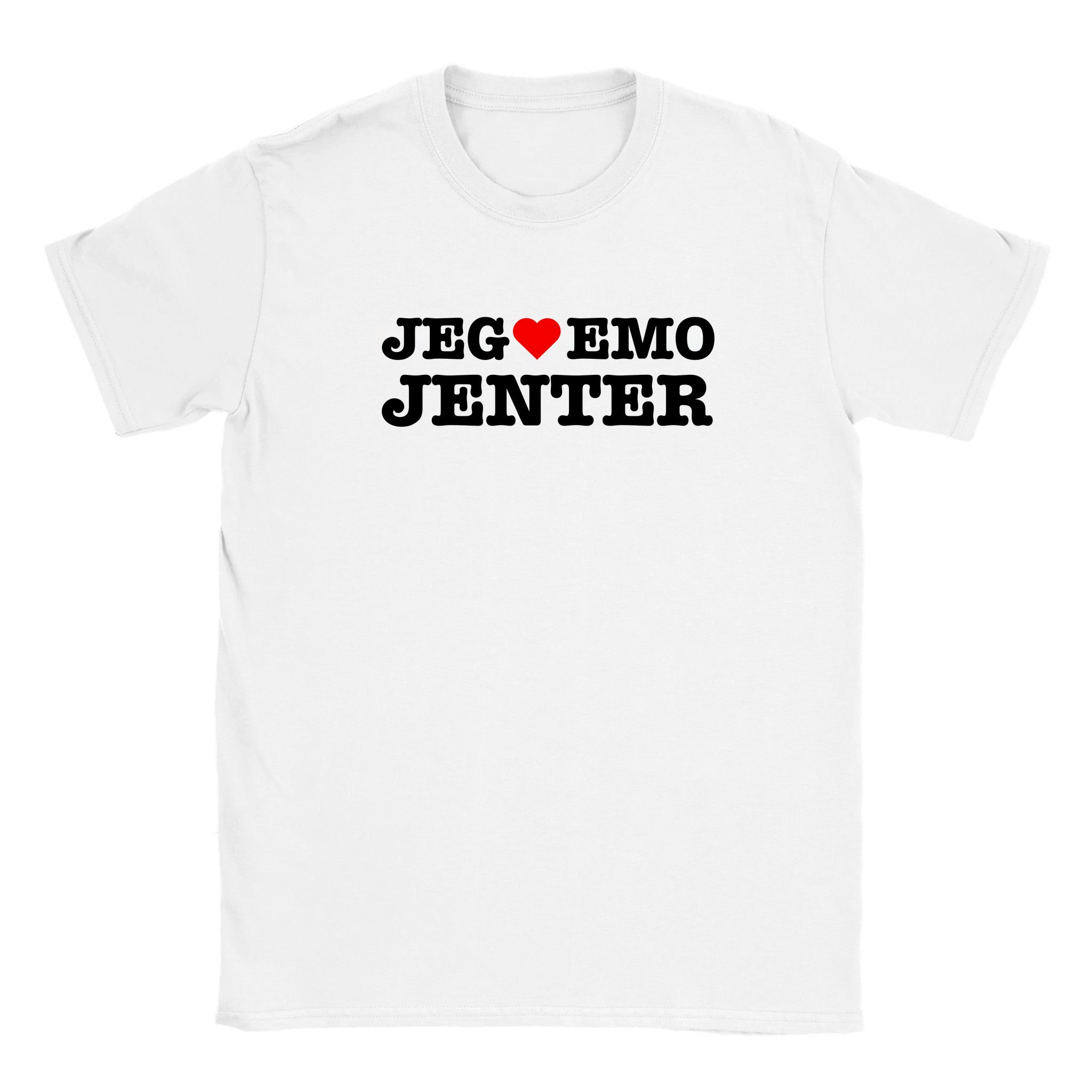 Jeg elsker emo jenter - Baby tee – White