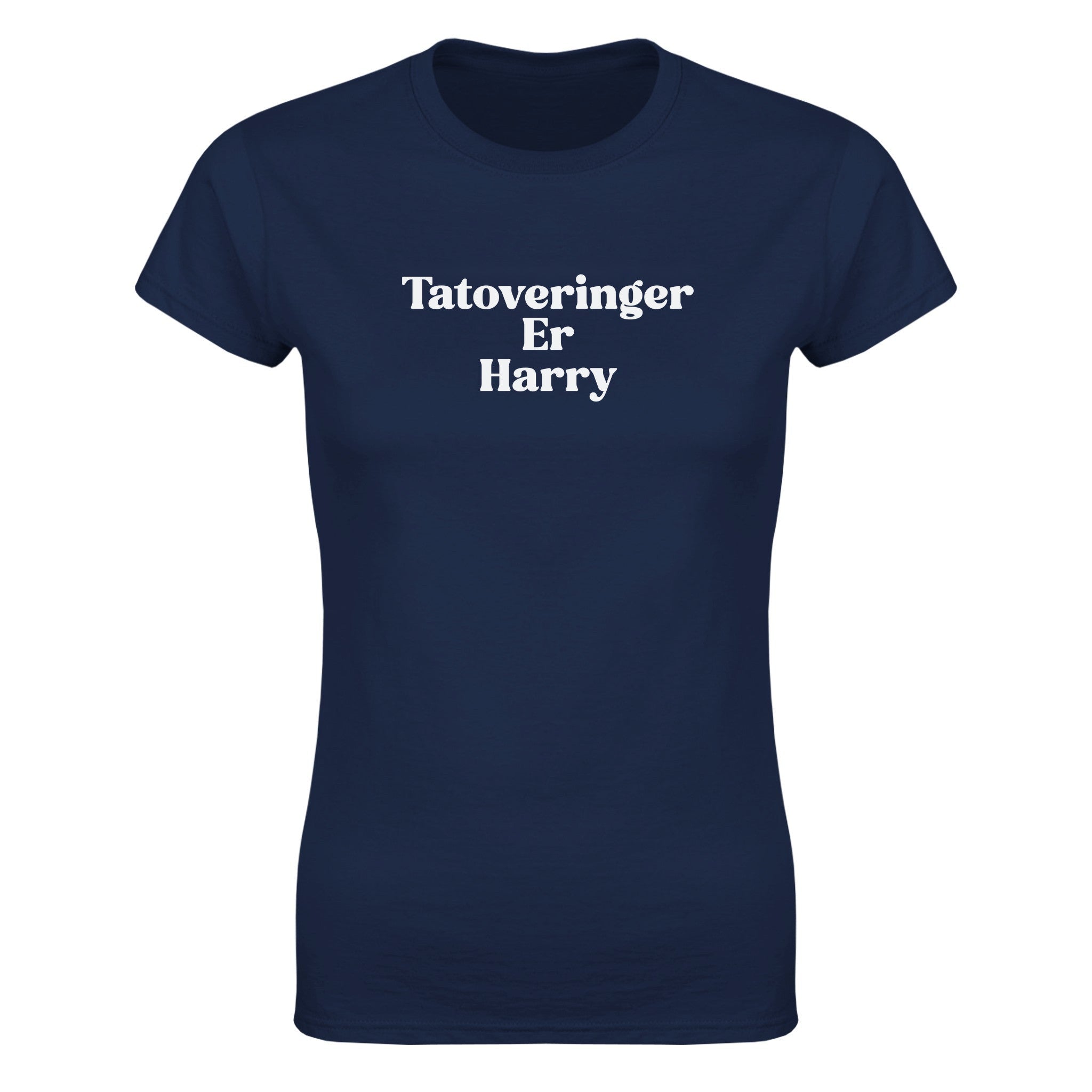Tatoveringer er harry - Dame t-skjorte – Navy