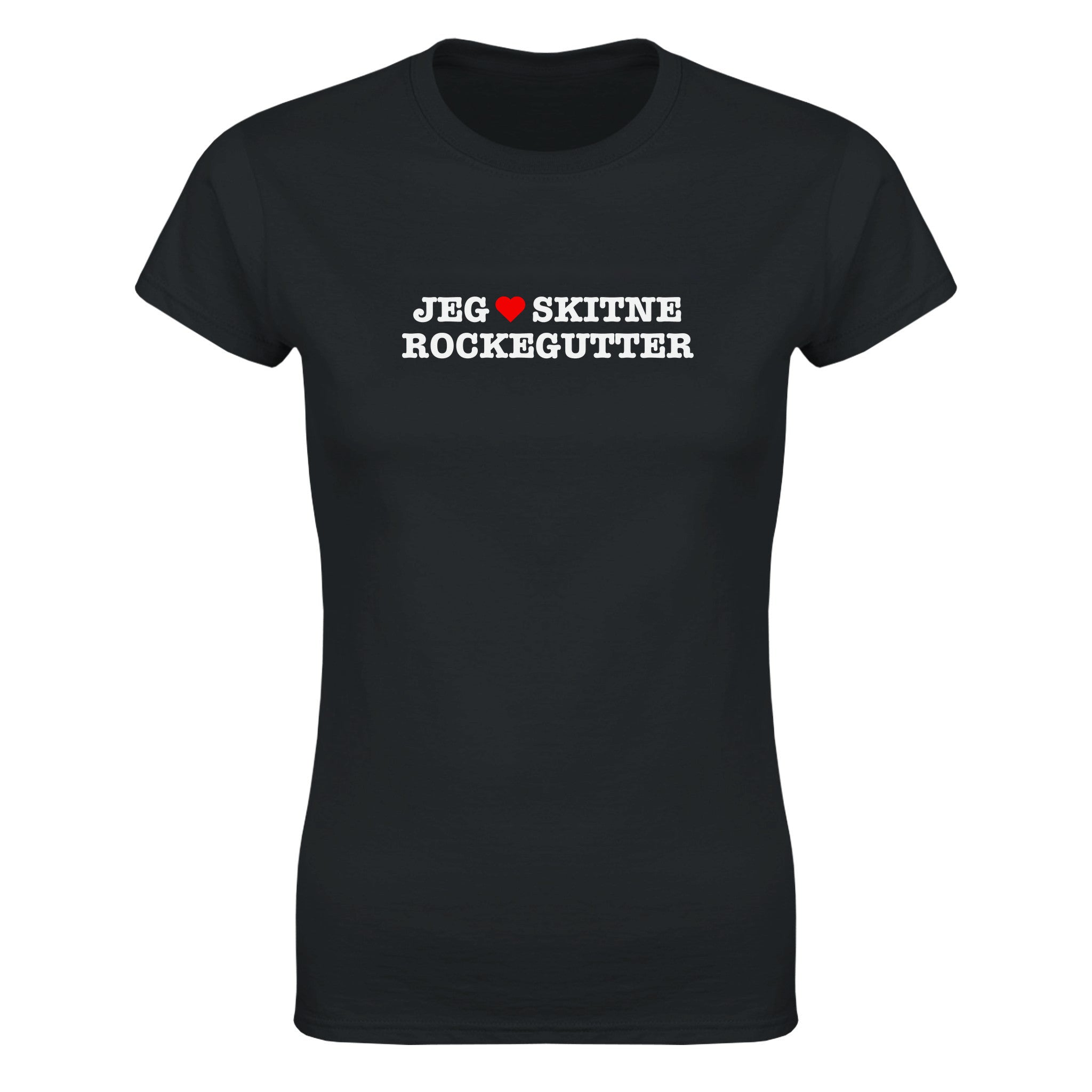 Jeg elsker skitne rockegutter - Dame t-skjorte – Black