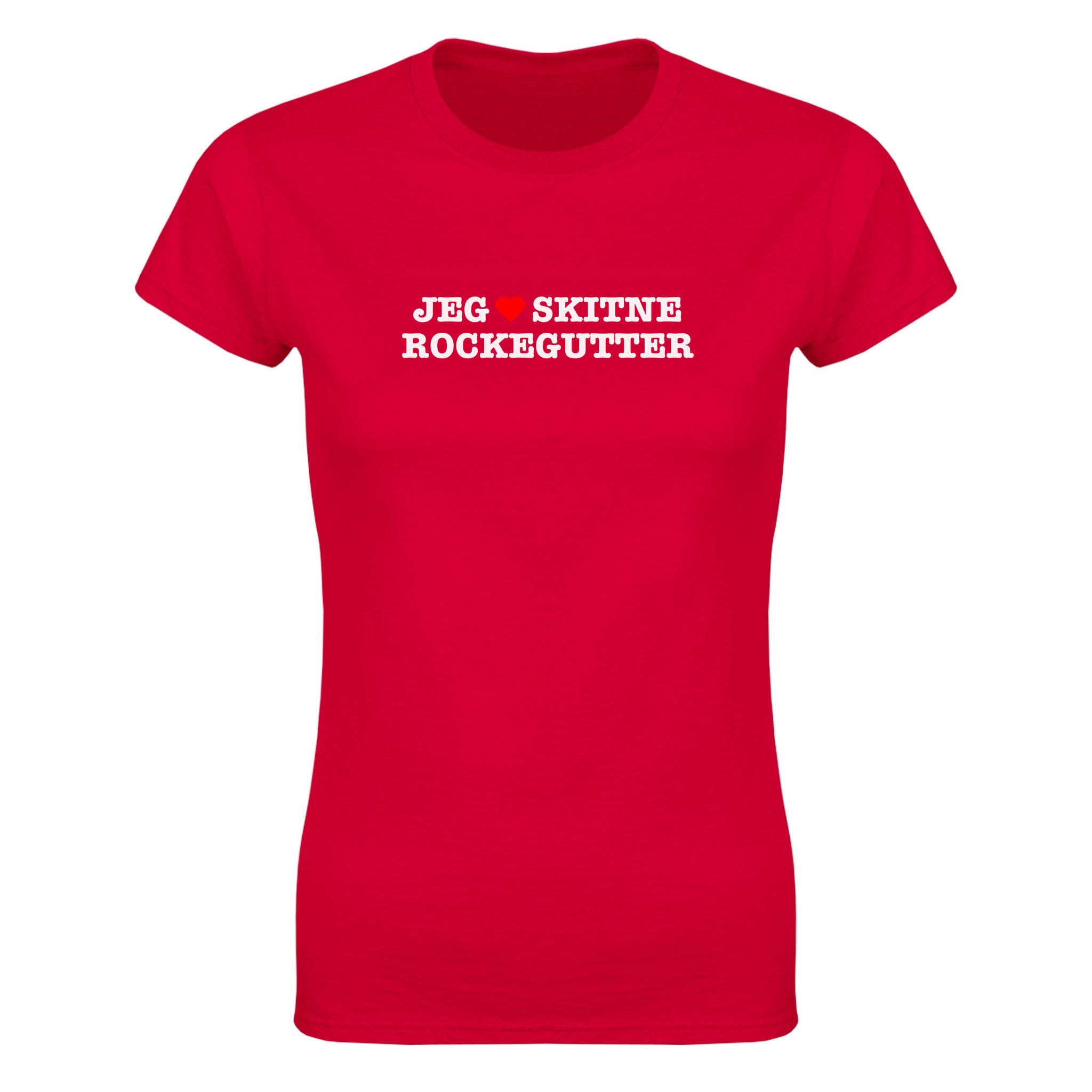 Jeg elsker skitne rockegutter - Dame t-skjorte – Red