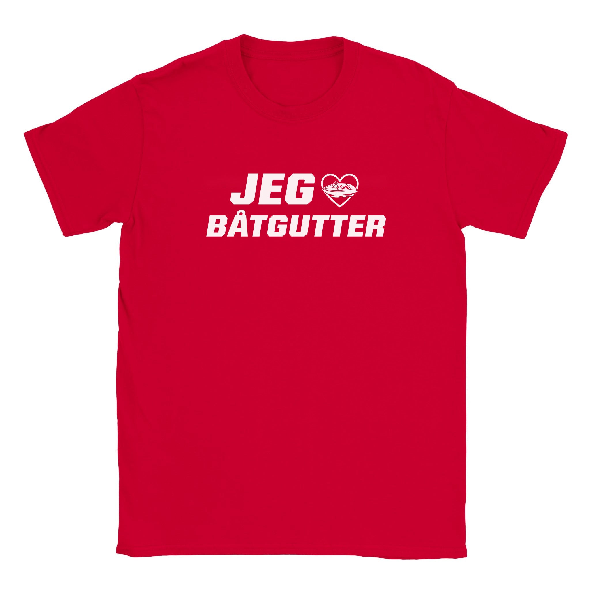 Jeg elsker båtgutter - Baby tee – Red