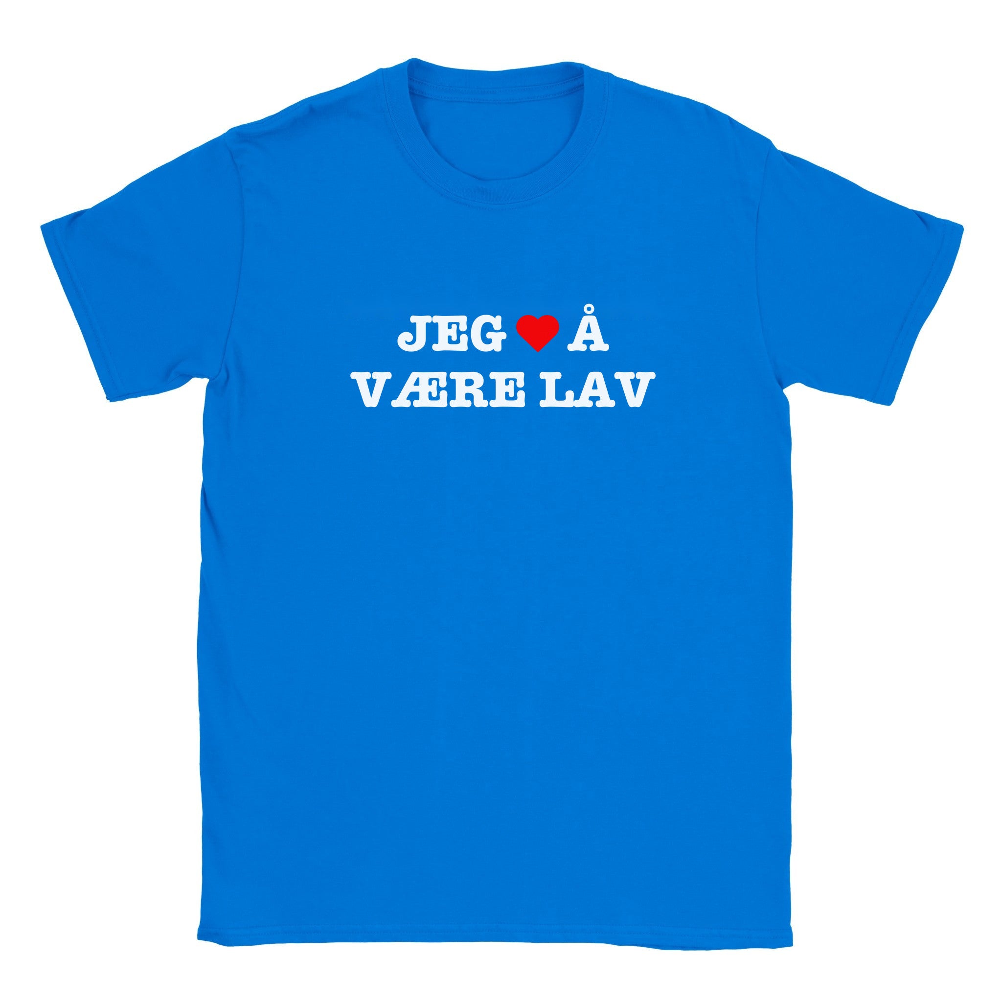 Jeg elsker å være lav - Baby tee – Royal