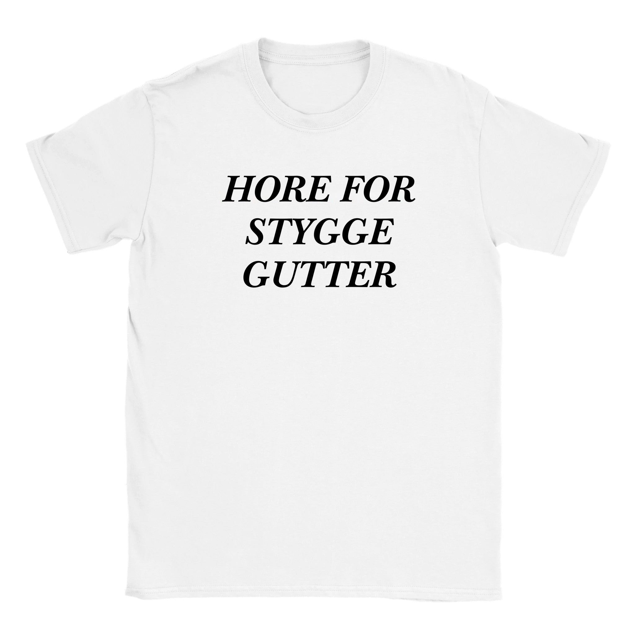 Hore for stygge gutter - Baby tee – White