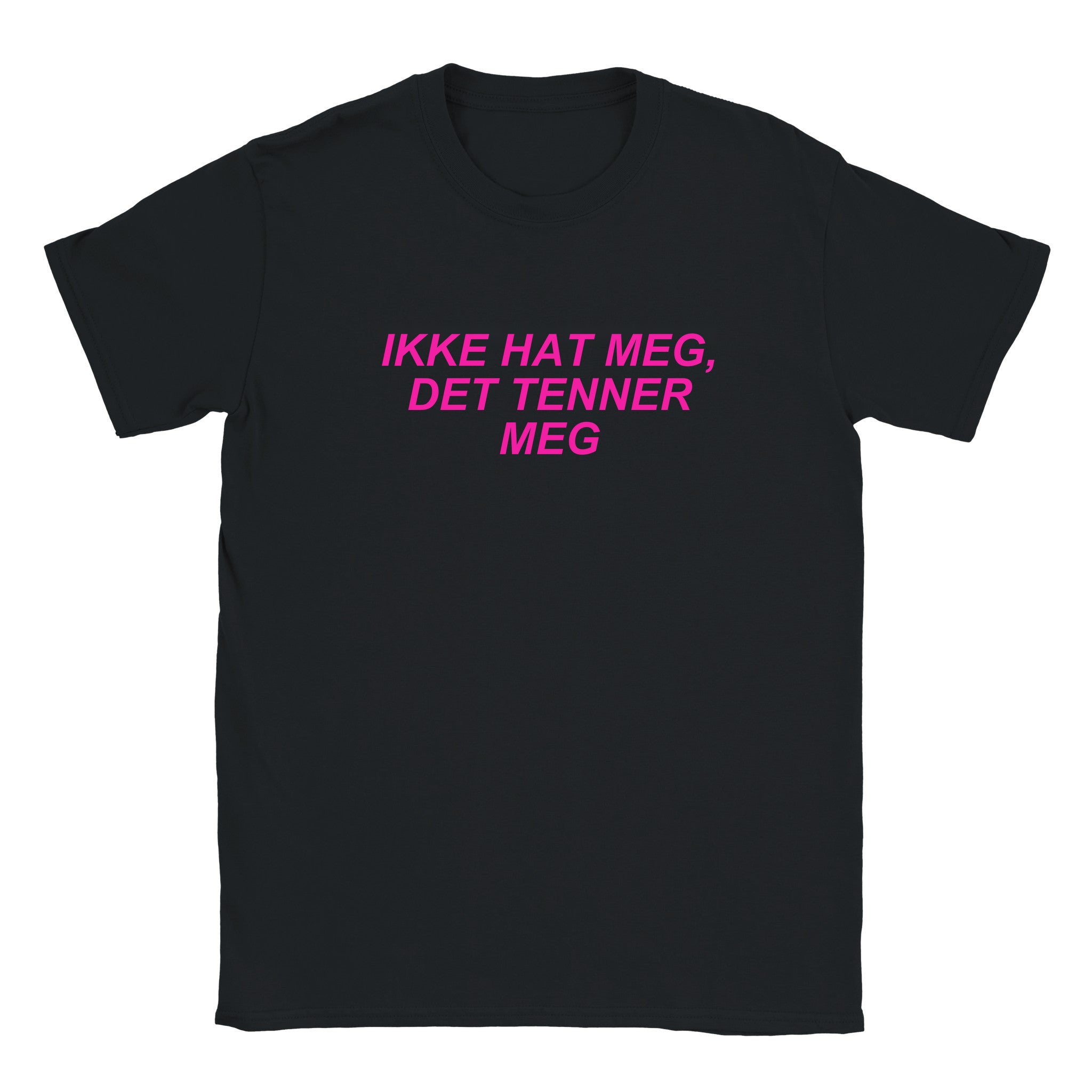 Ikke hat meg det tenner meg - Baby tee – Black