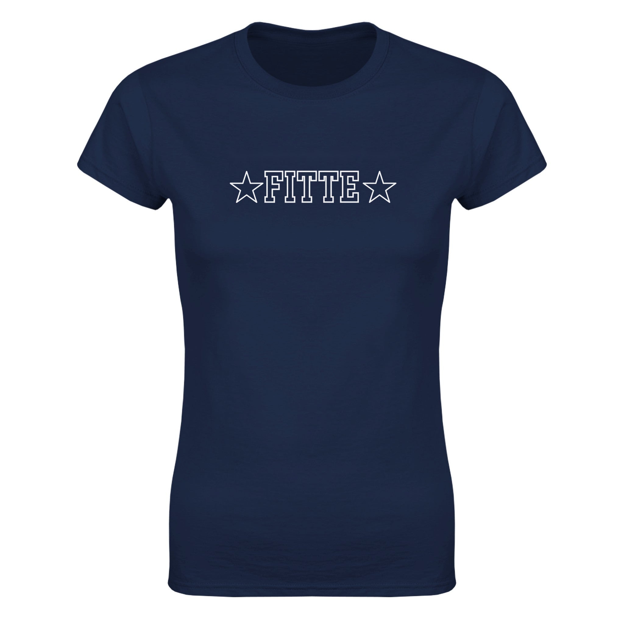 Fitte - Dame t-skjorte – Navy