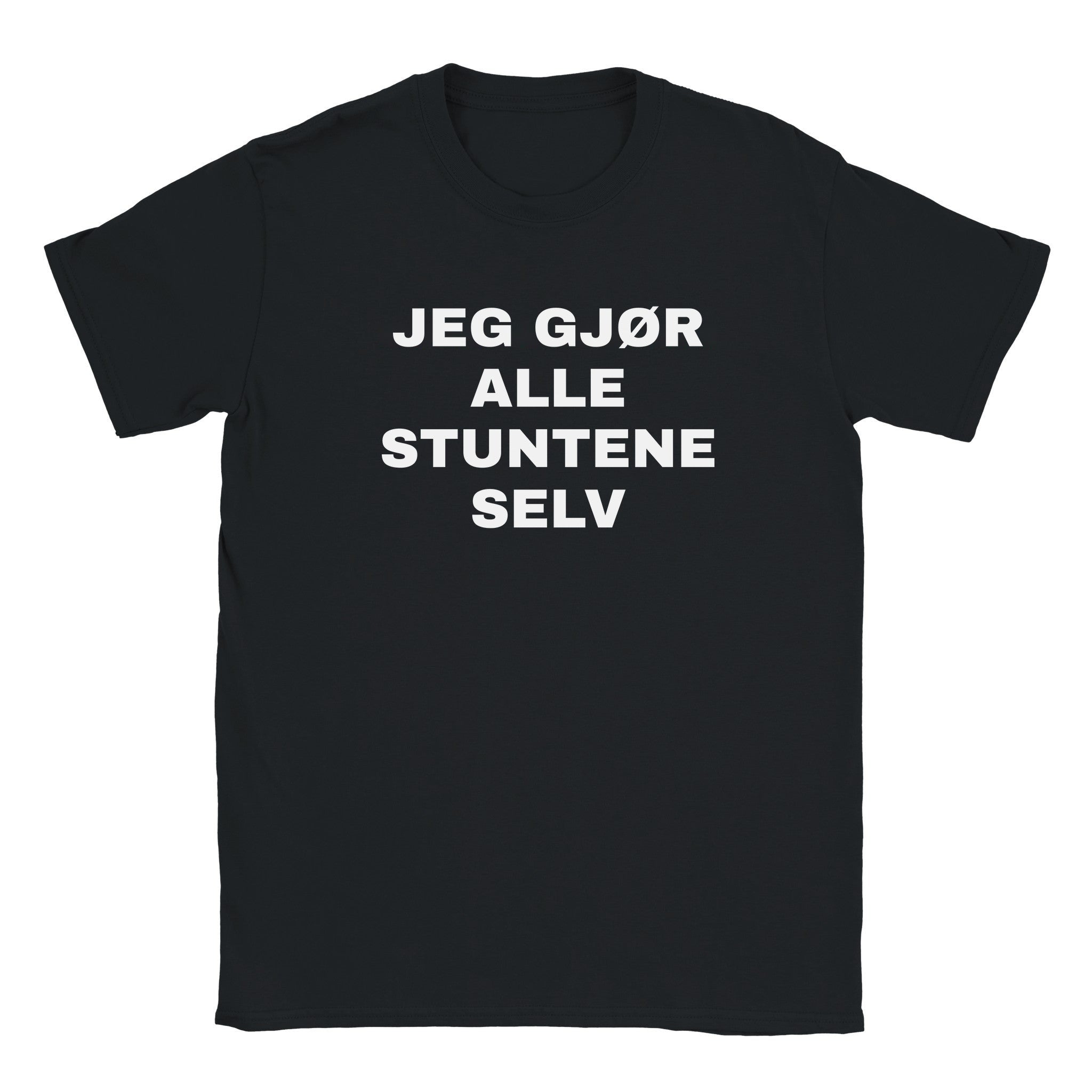Jeg gjør alle stuntene selv - Baby tee – Black