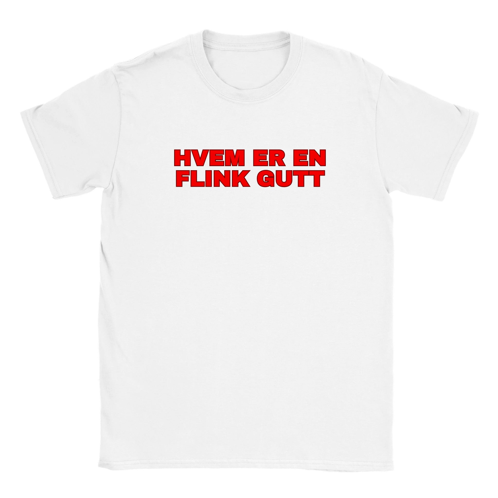 Hvem er en flink gutt - Baby tee – White