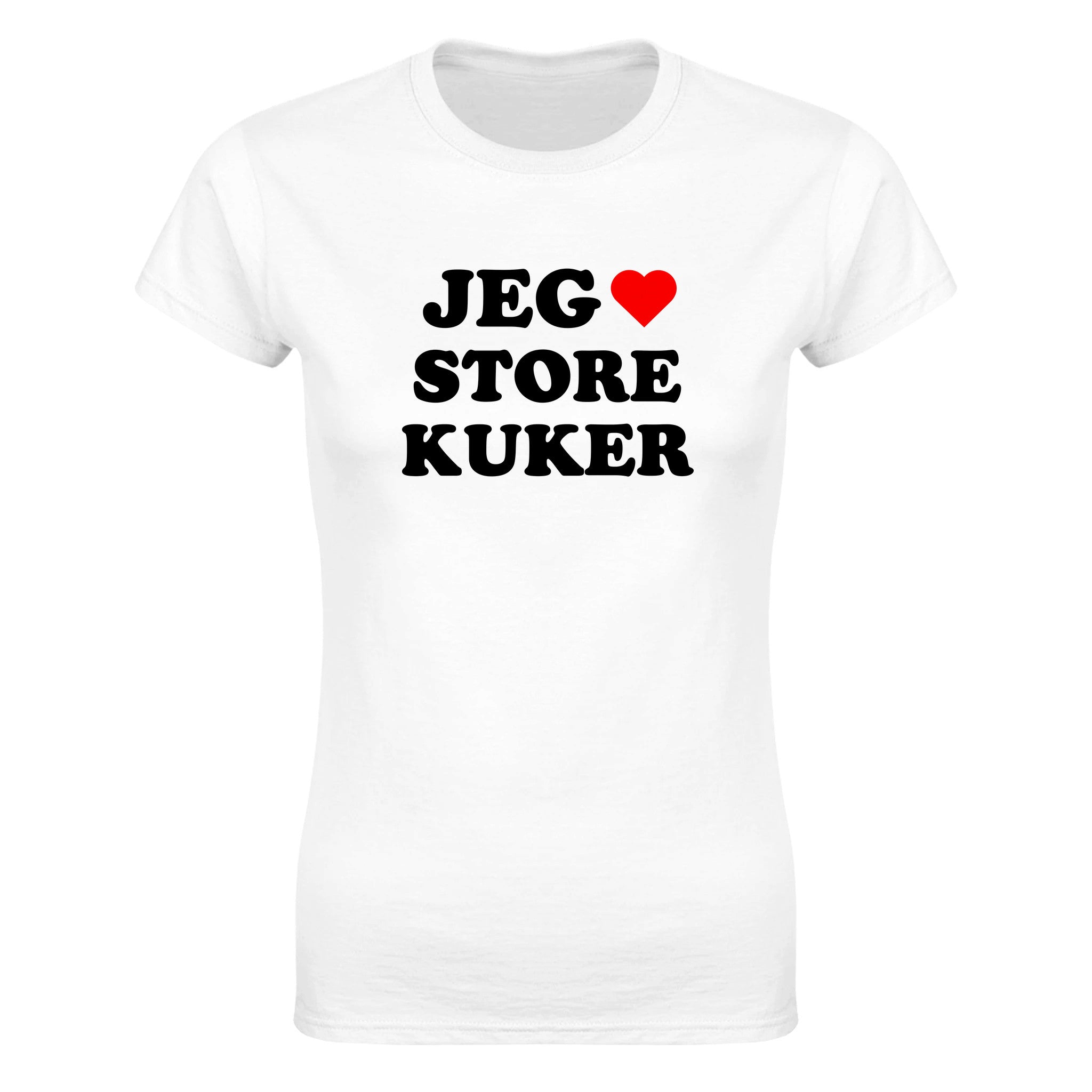 Jeg elsker store kuker - Dame t-skjorte – White