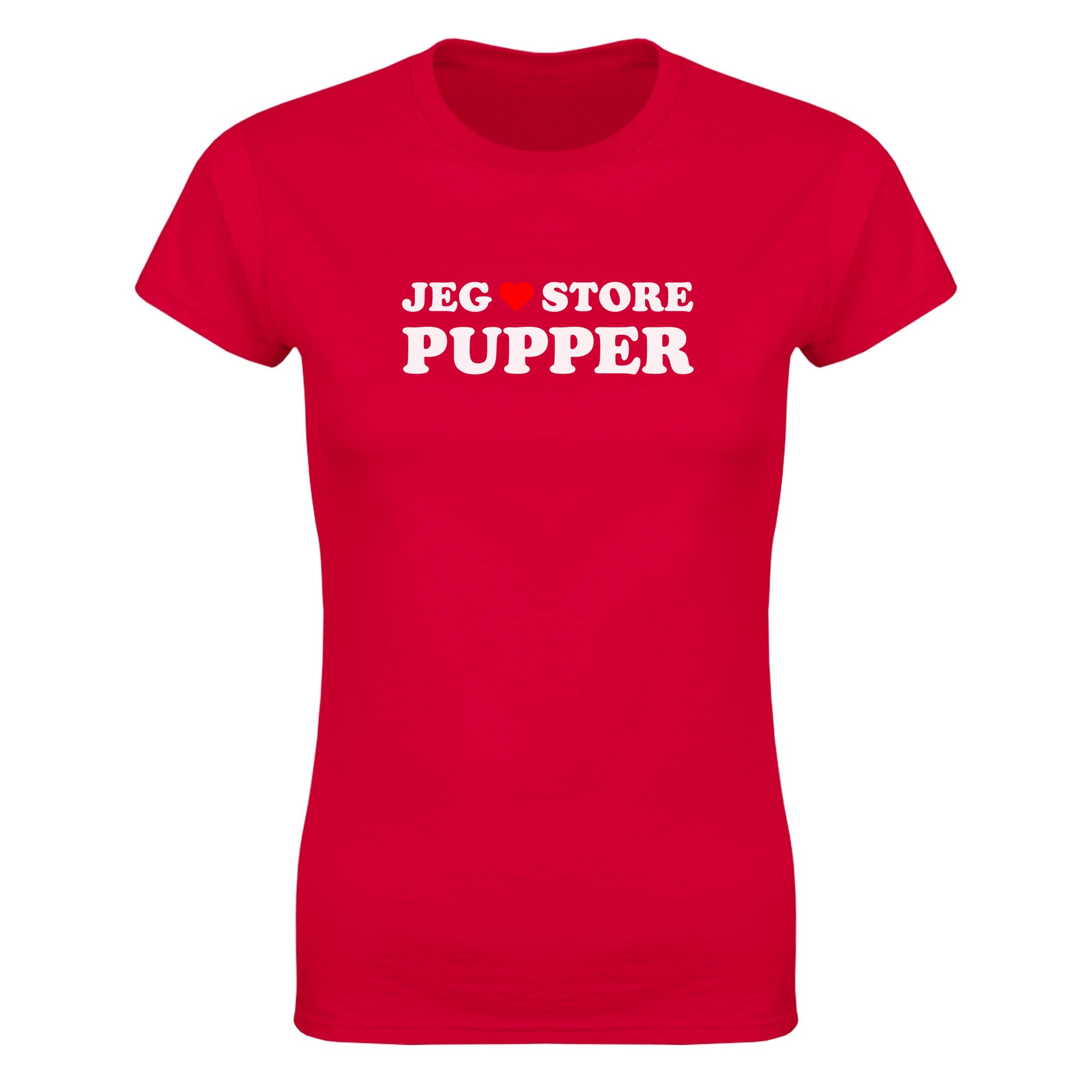 Jeg elsker store pupper - Dame t-skjorte – Red