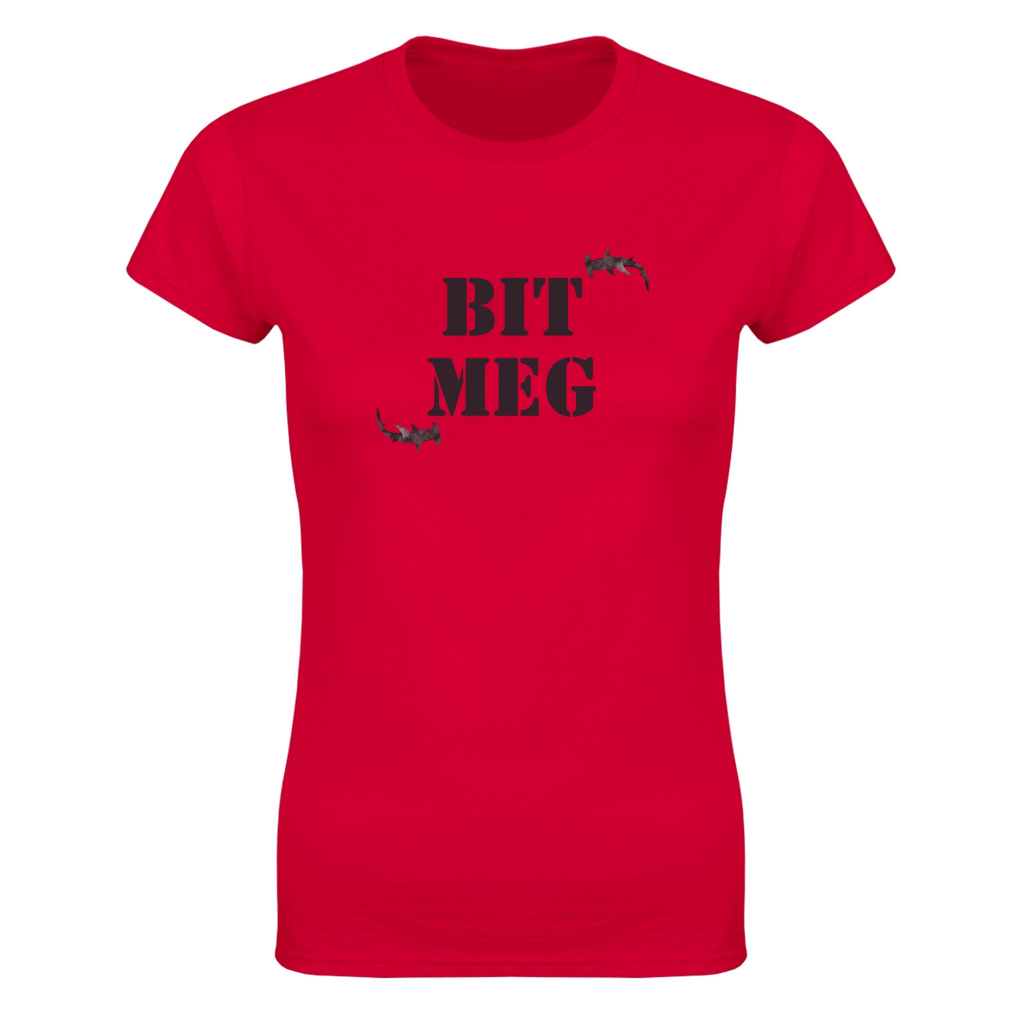 Bit meg - Dame t-skjorte – Red