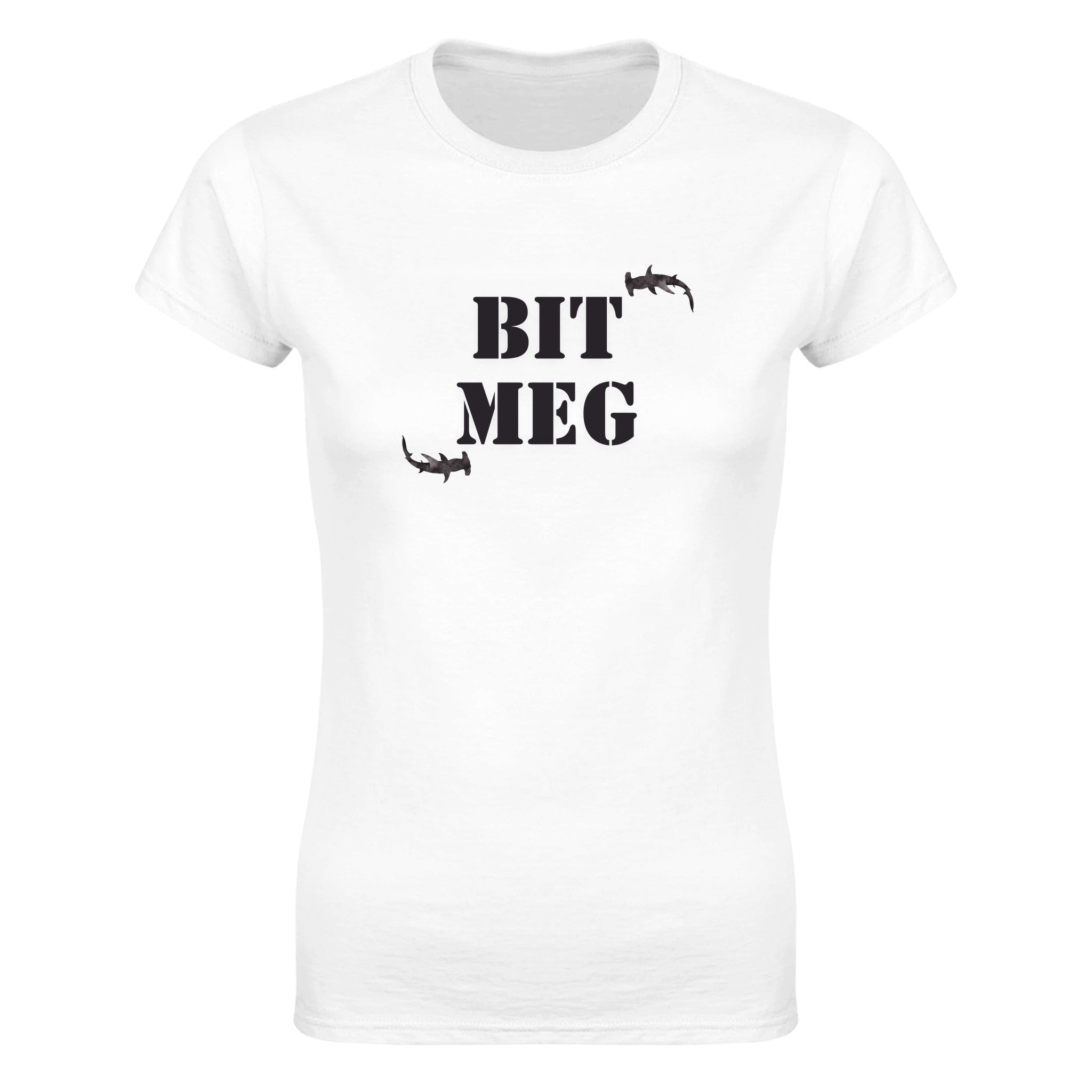 Bit meg - Dame t-skjorte – White