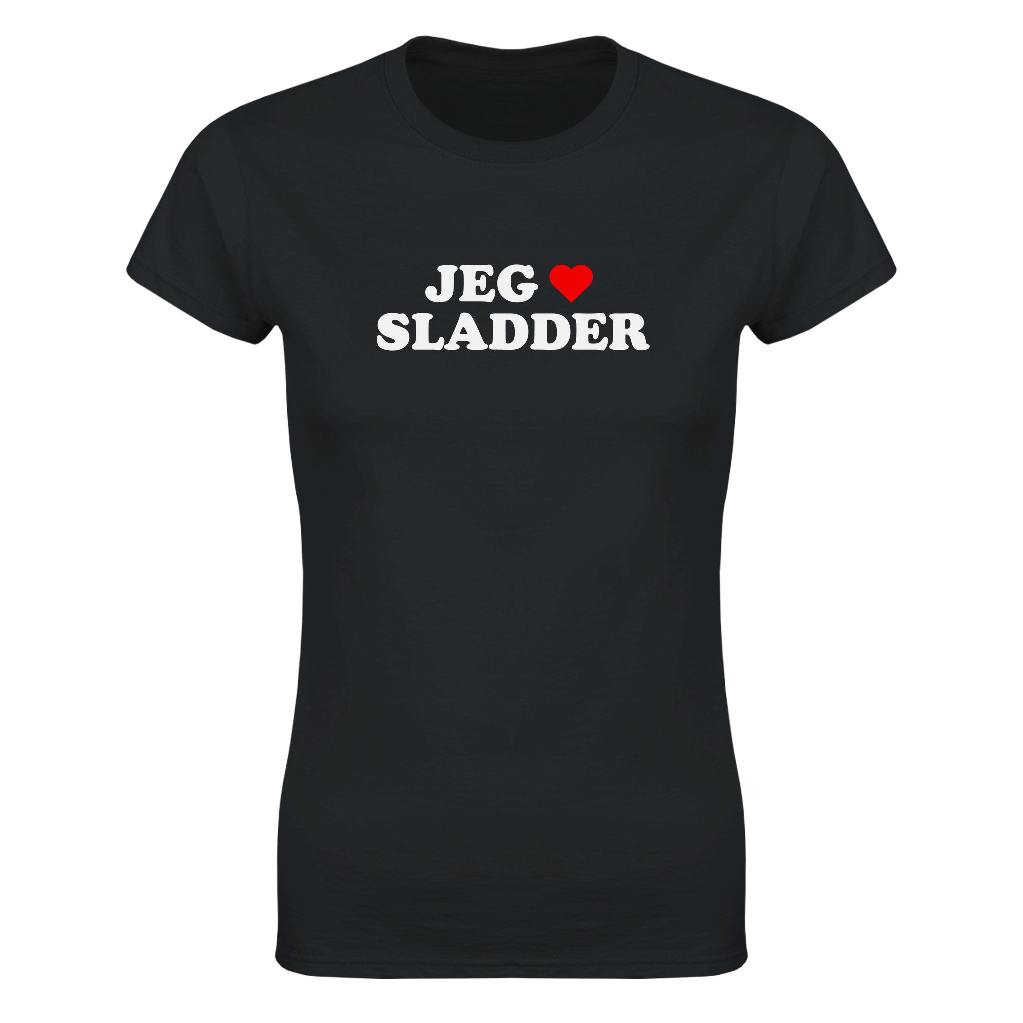 Jeg elsker sladder - Dame t-skjorte – Black