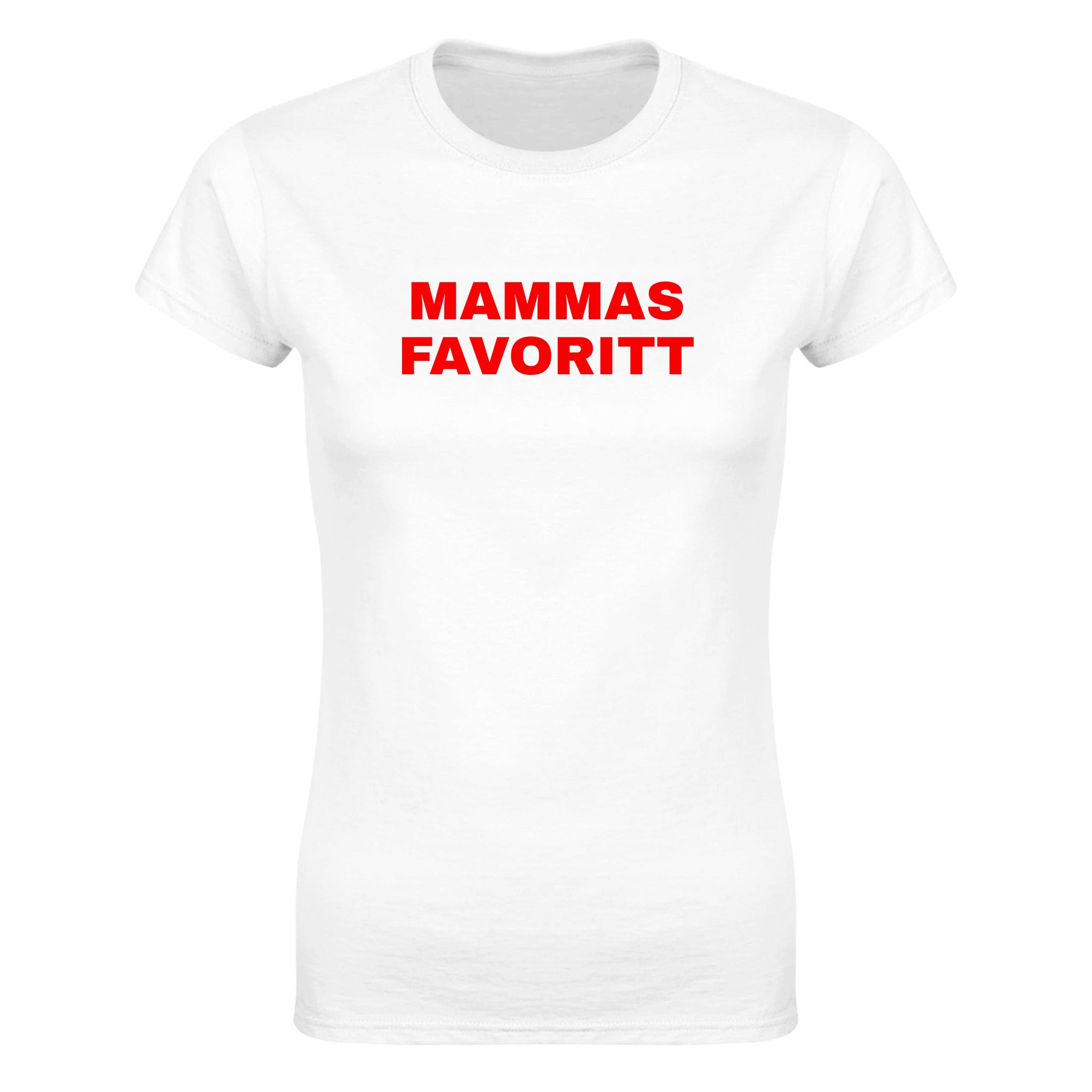 Mammas favoritt - Dame t-skjorte – White