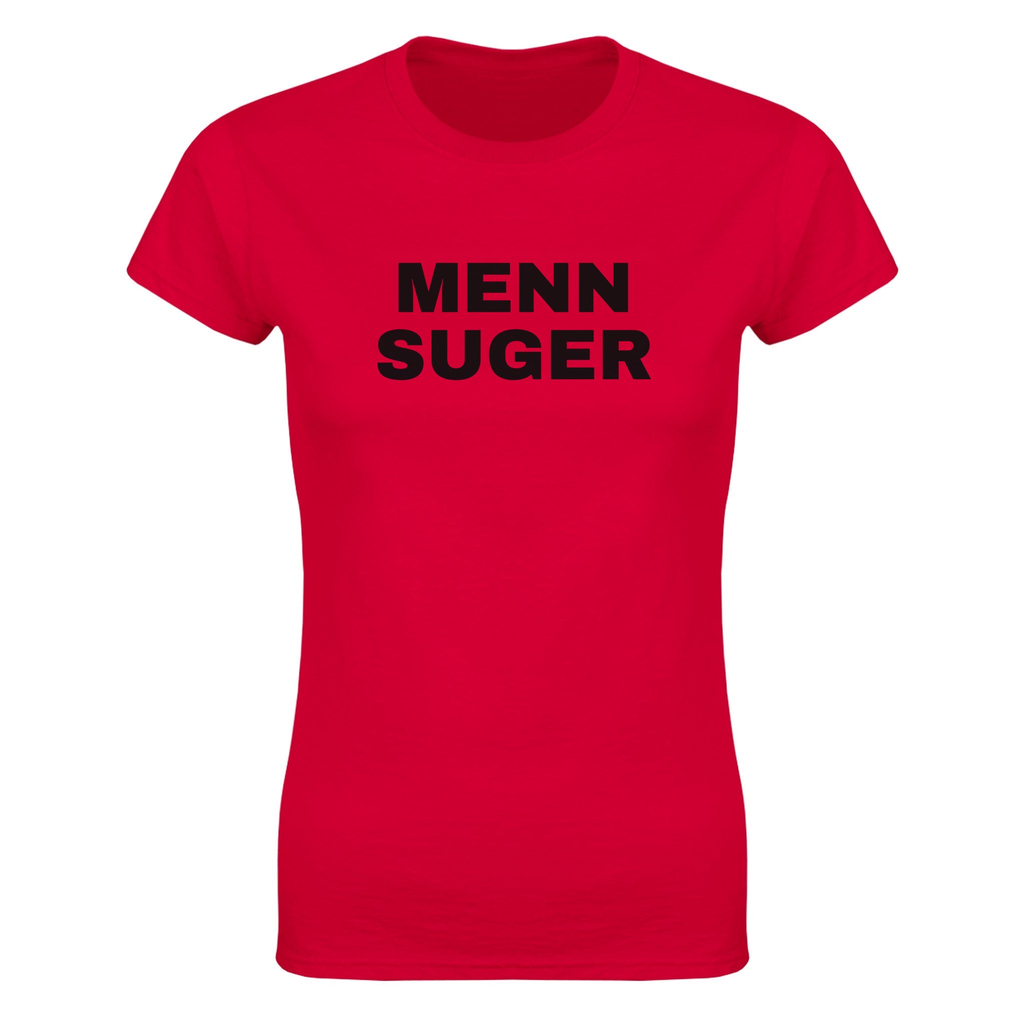 Menn suger - Dame t-skjorte – Red