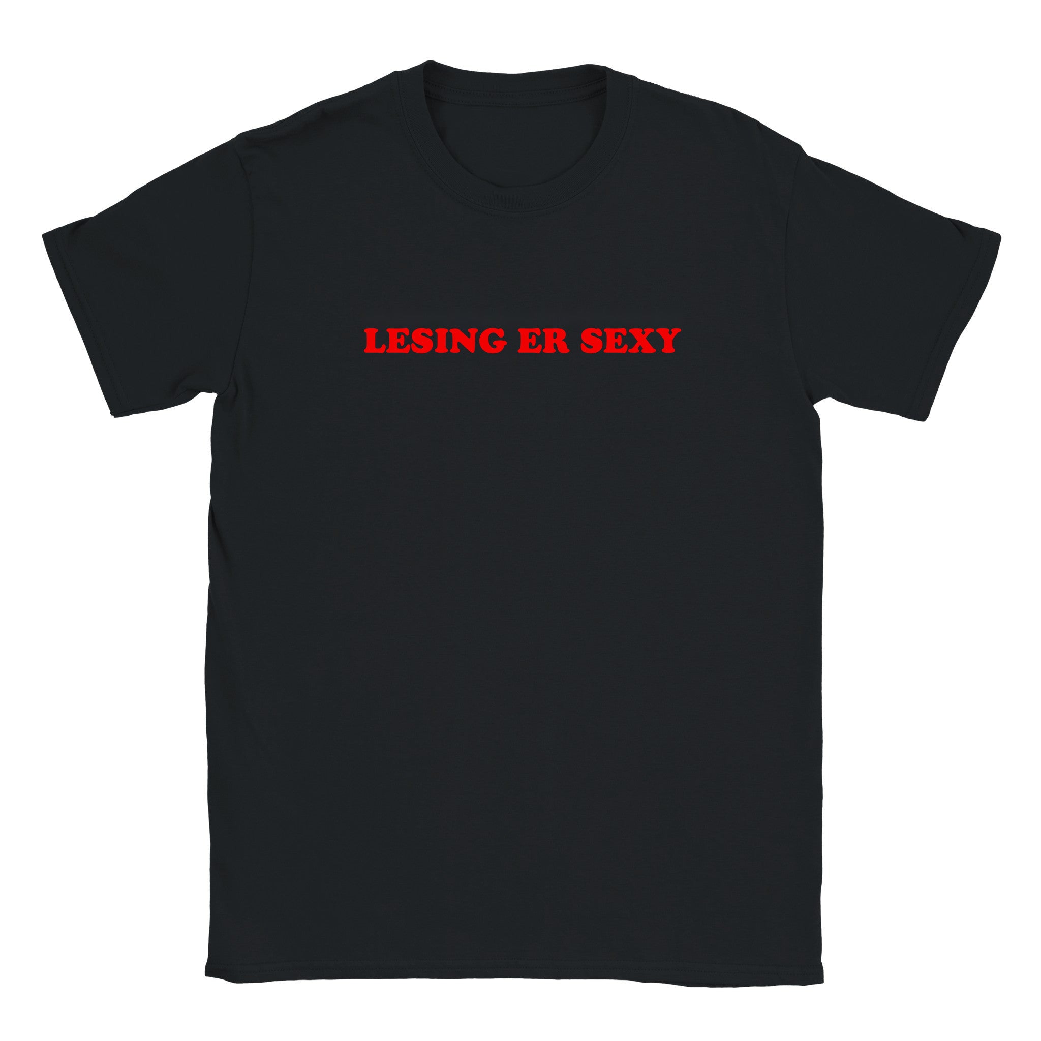 Lesing er sexy - Baby tee – Black