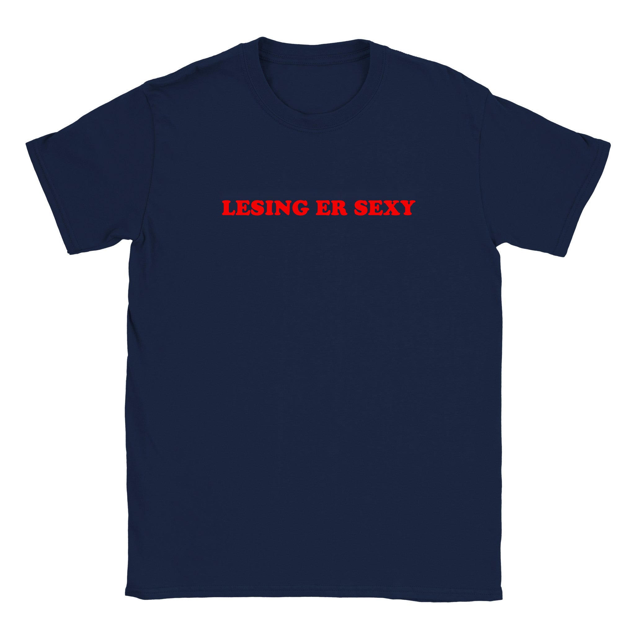 Lesing er sexy - Baby tee – Navy