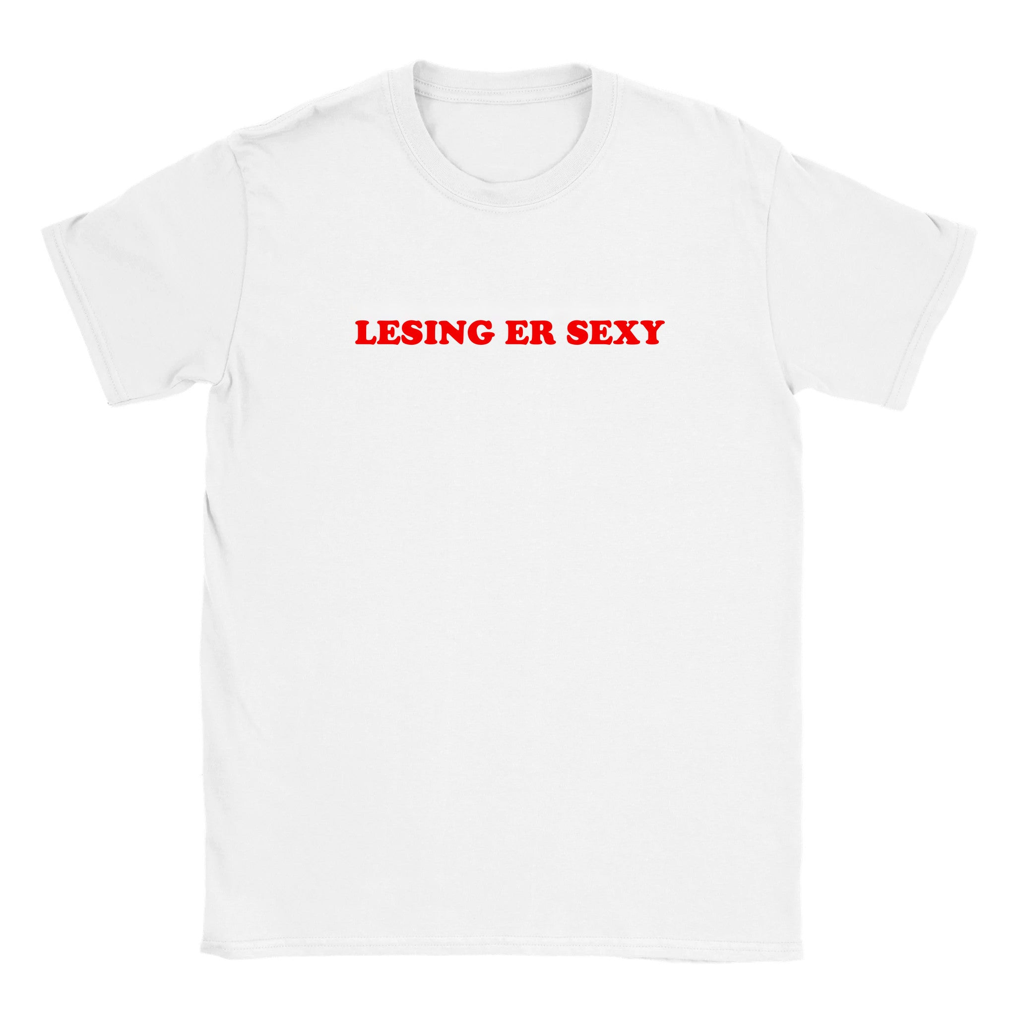 Lesing er sexy - Baby tee – White