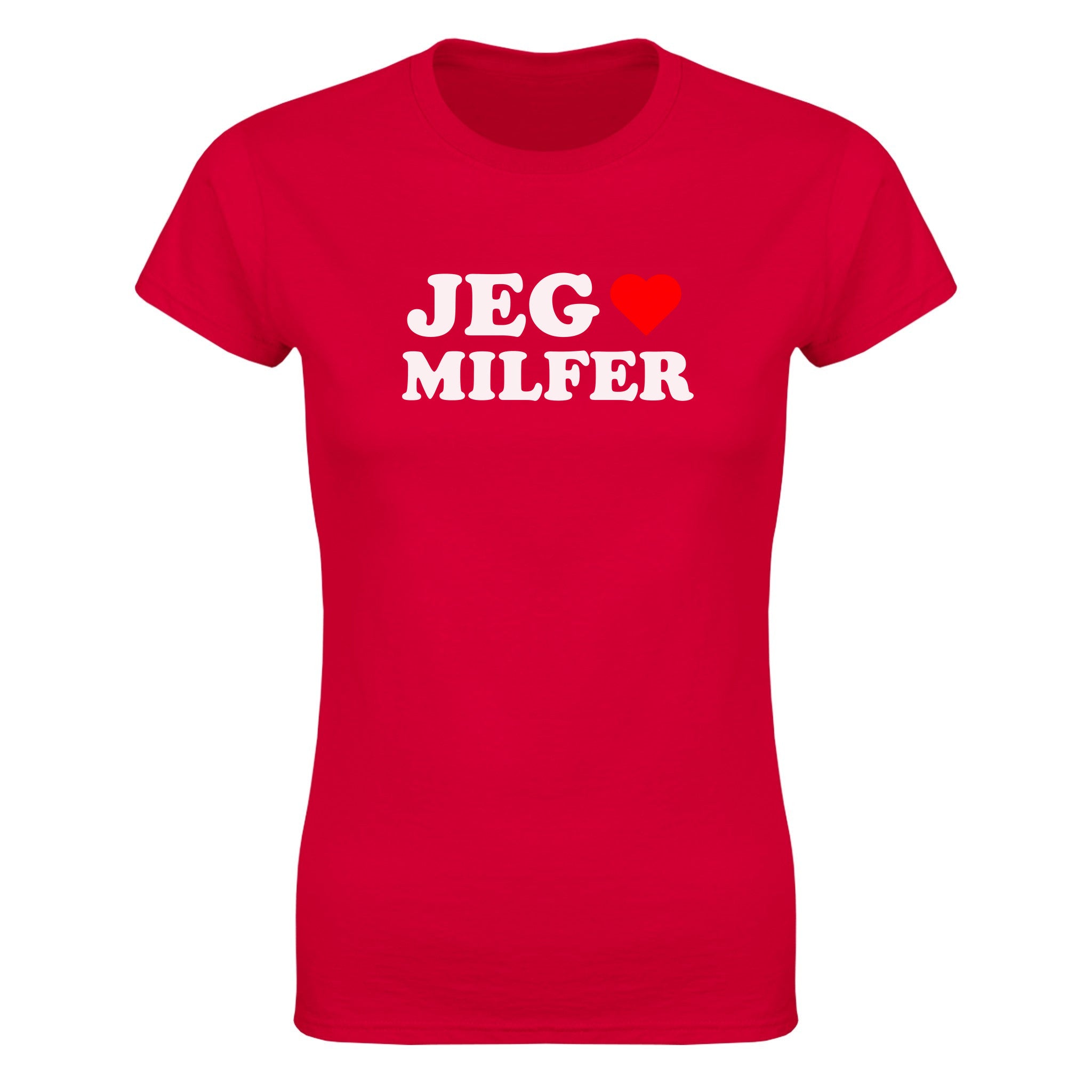 Jeg elsker MILFER - Dame t-skjorte – Red