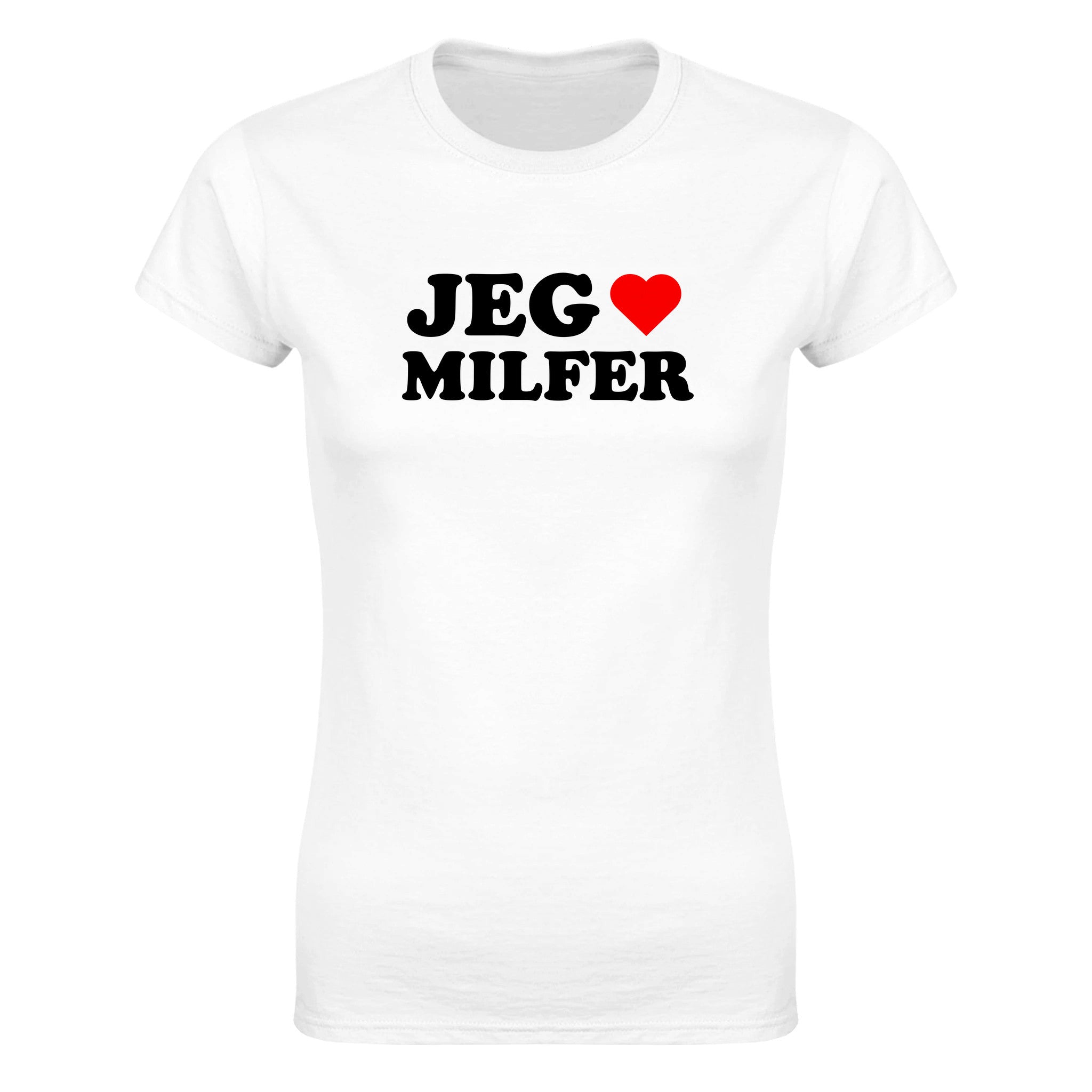 Jeg elsker MILFER - Dame t-skjorte – White