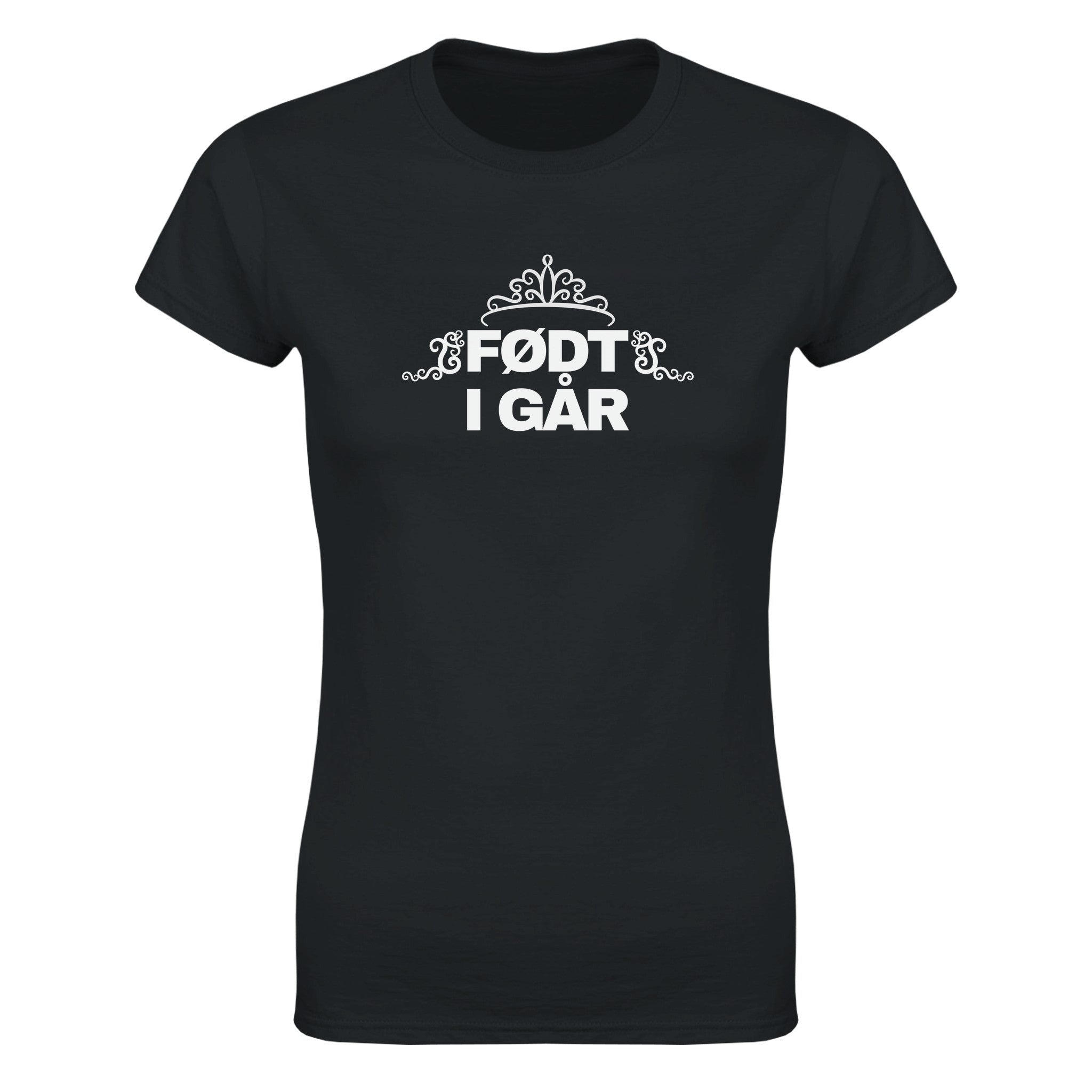 Født i går - Dame t-skjorte – Black