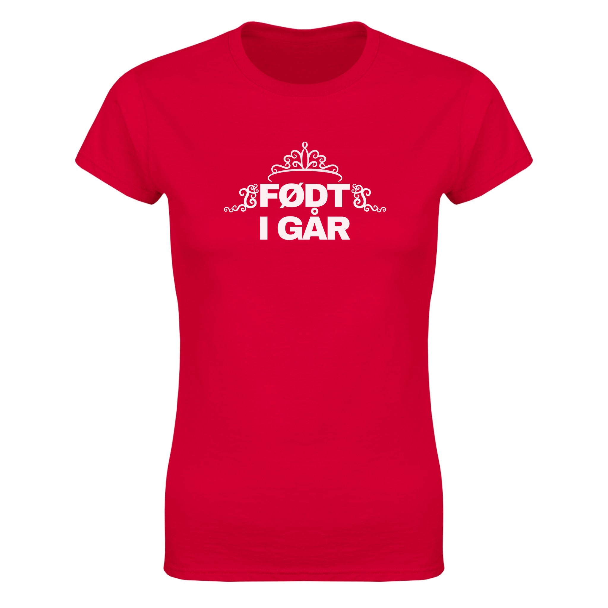 Født i går - Dame t-skjorte – Red