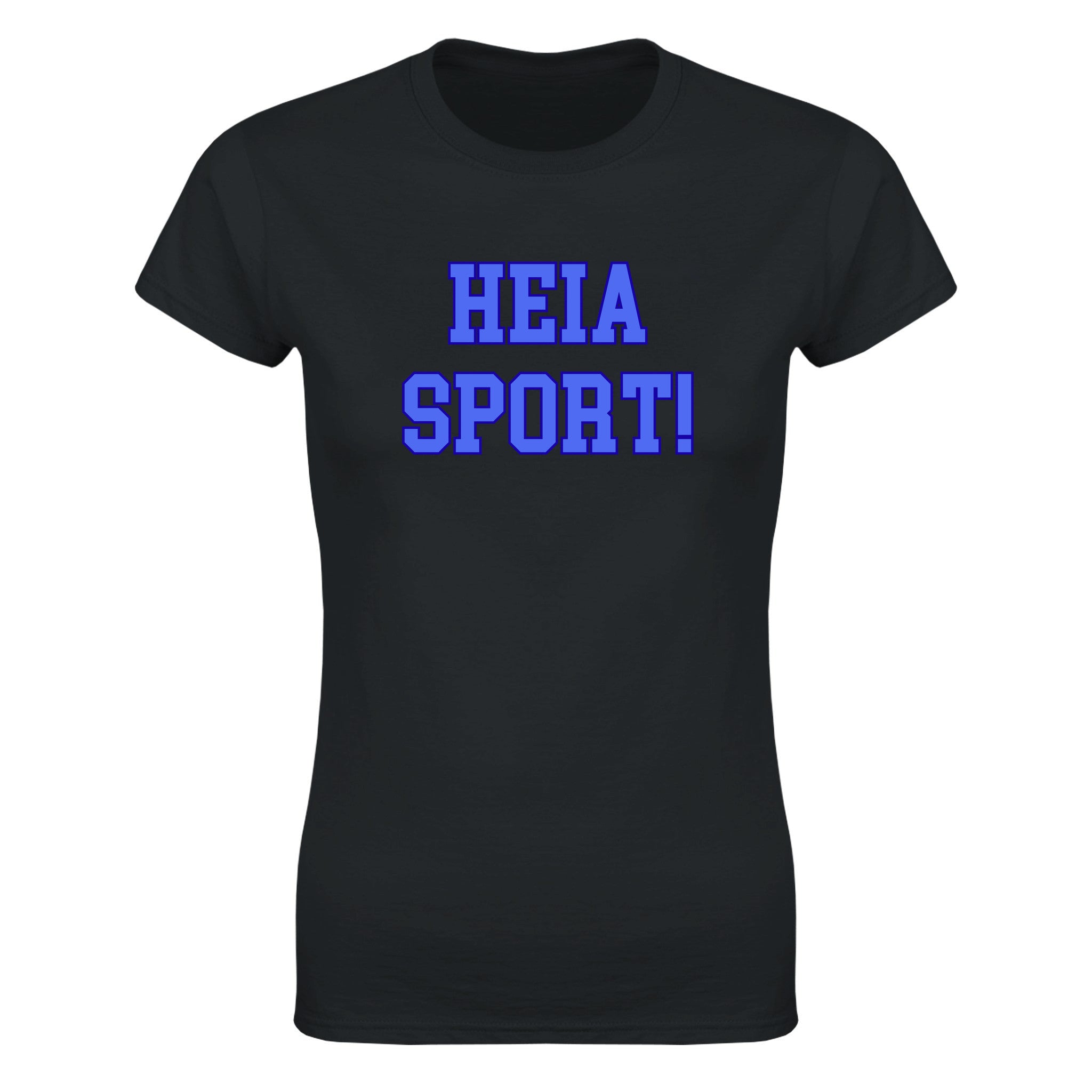 Heia sport! - Dame t-skjorte – Black