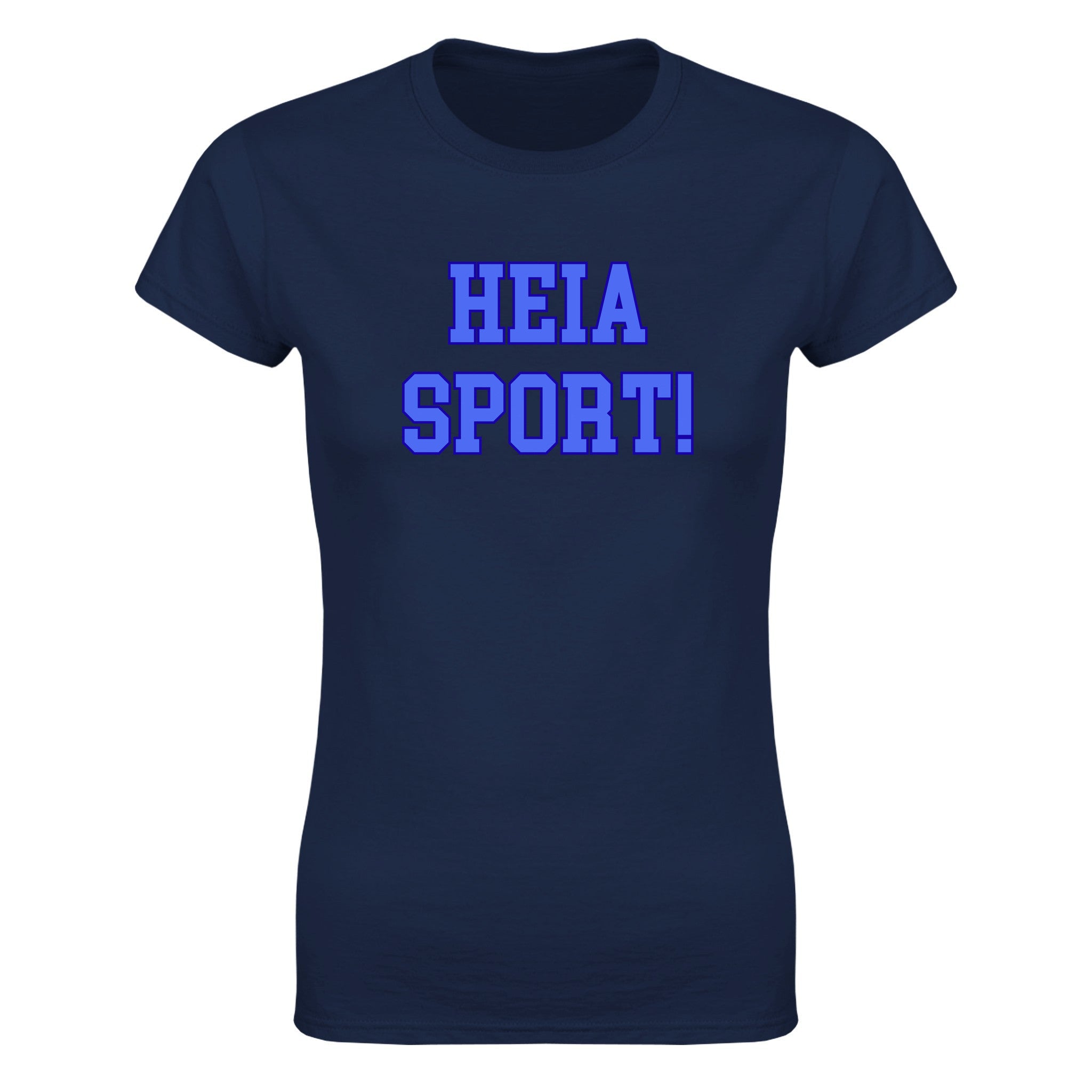 Heia sport! - Dame t-skjorte – Navy
