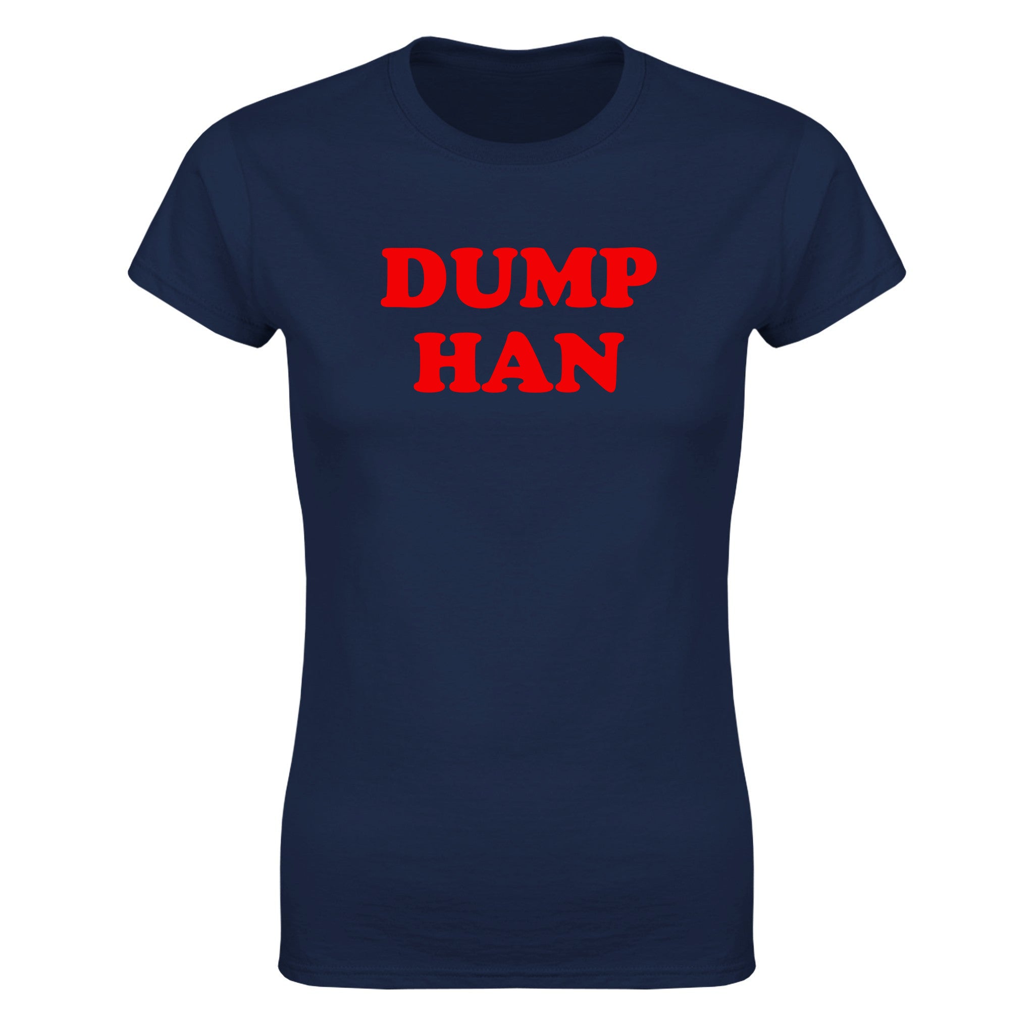 Dump han (design 2) - Dame t-skjorte – Navy