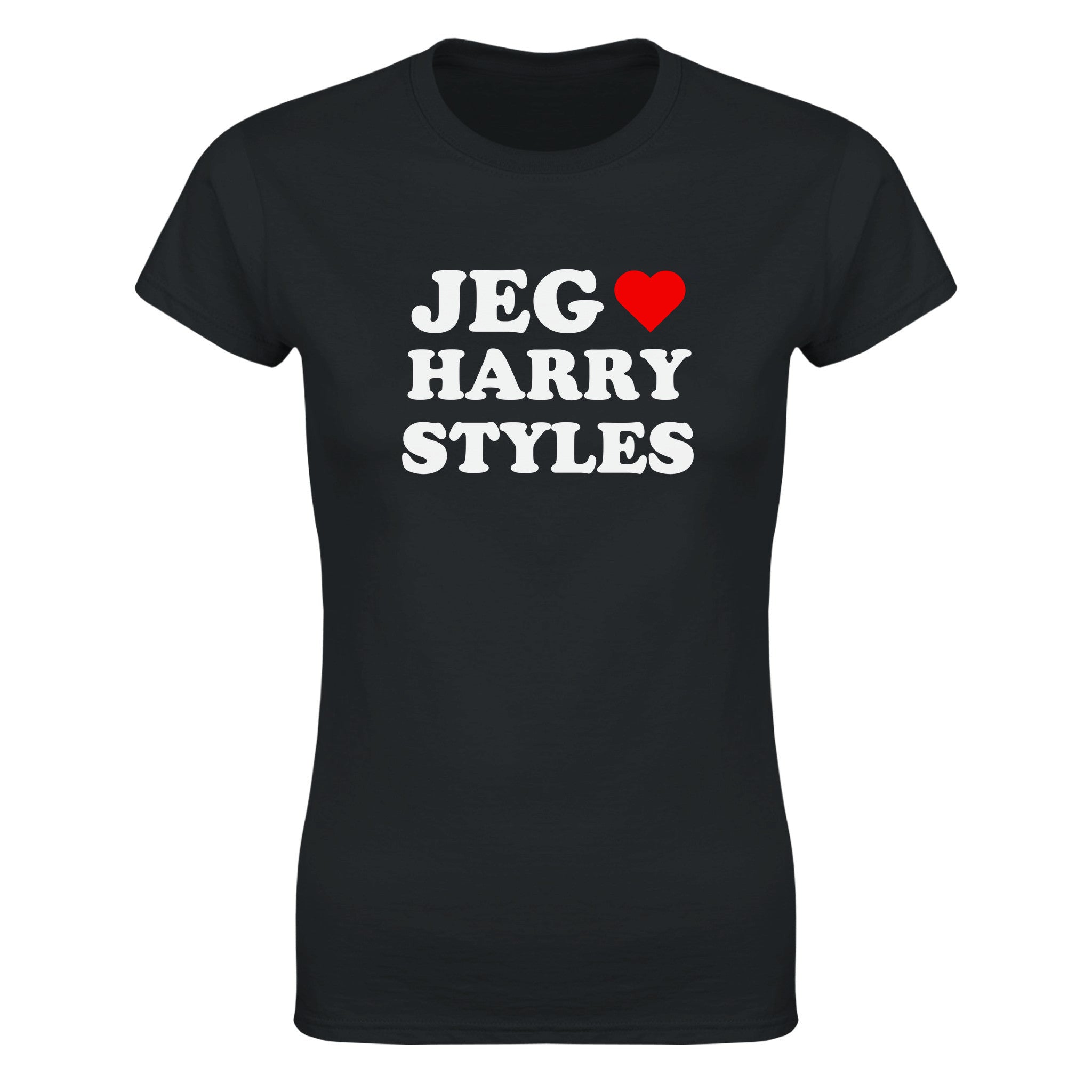 Jeg elsker Harry Styles - Dame t-skjorte – Black