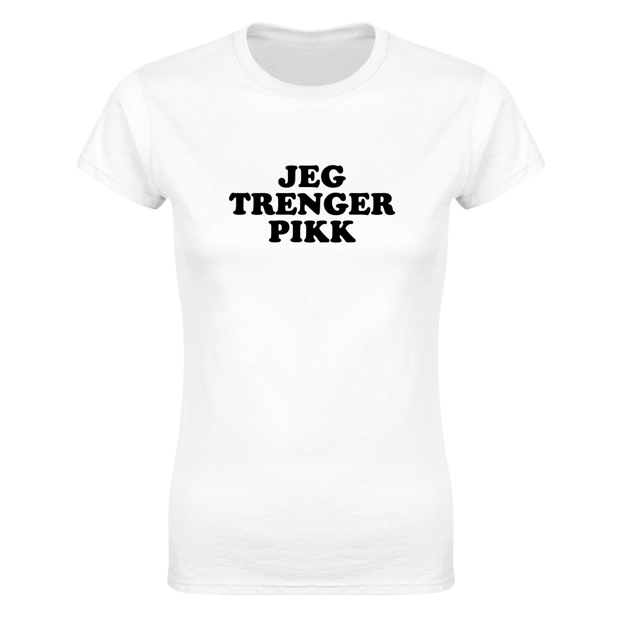 Jeg trenger pikk - Dame t-skjorte – White
