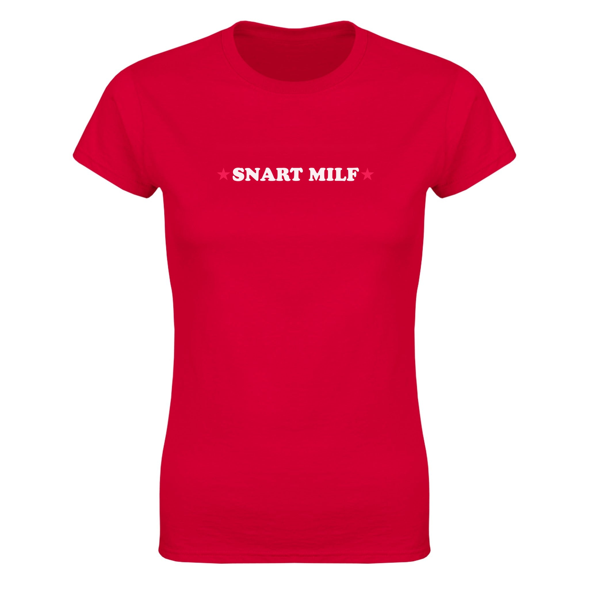 Snart MILF (design 2) - Dame t-skjorte – Red