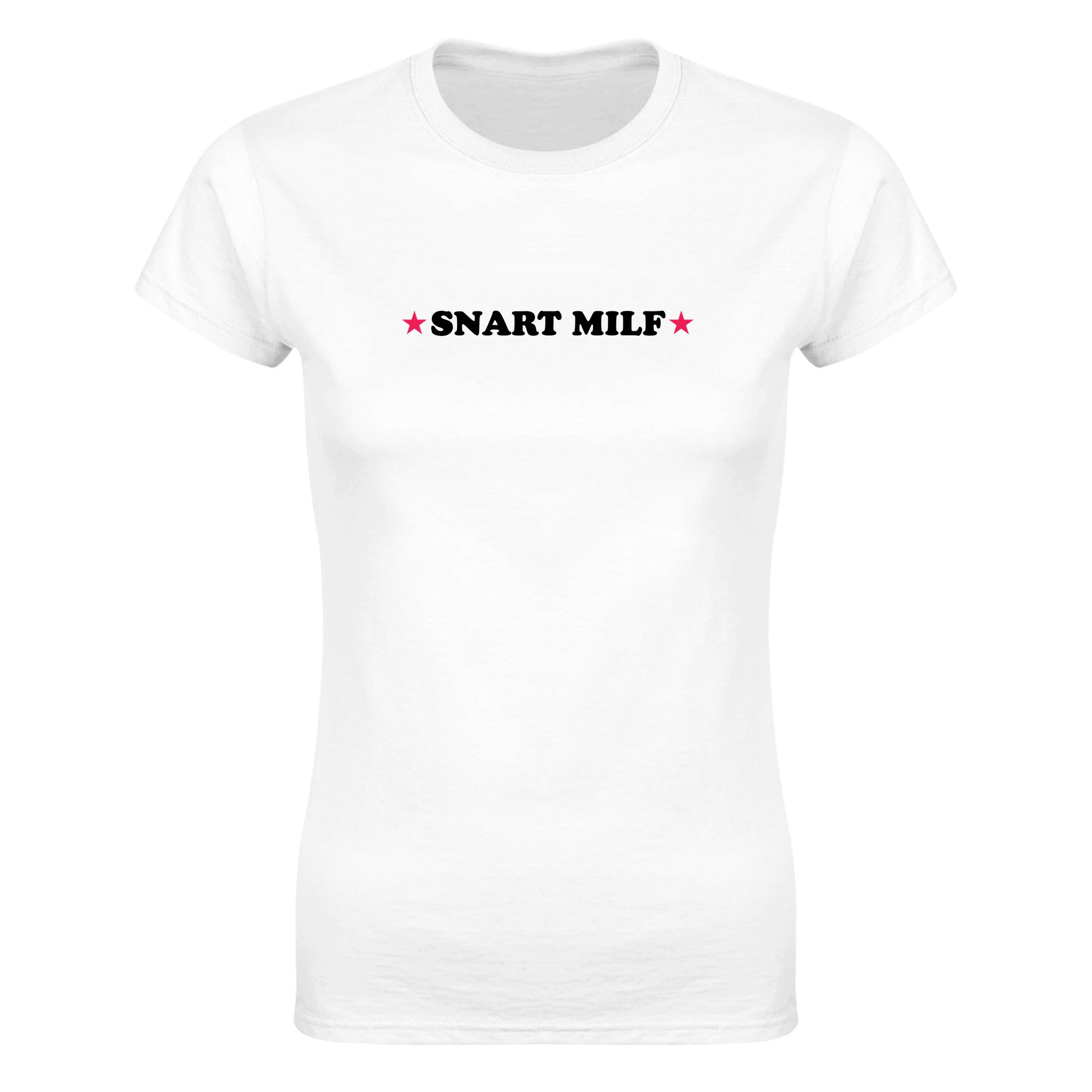 Snart MILF (design 2) - Dame t-skjorte – White