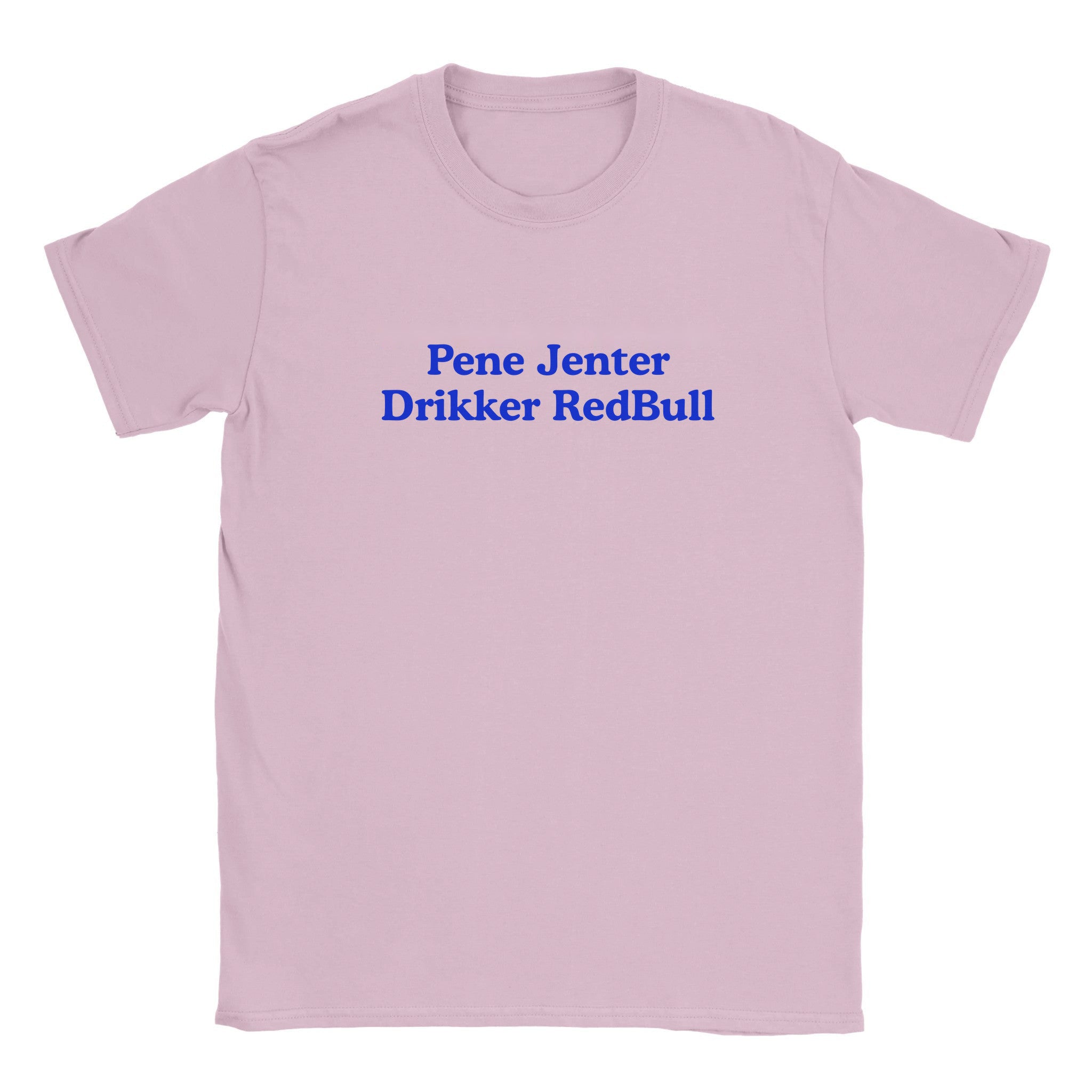 Pene jenter drikker redbull - Baby tee – Light Pink