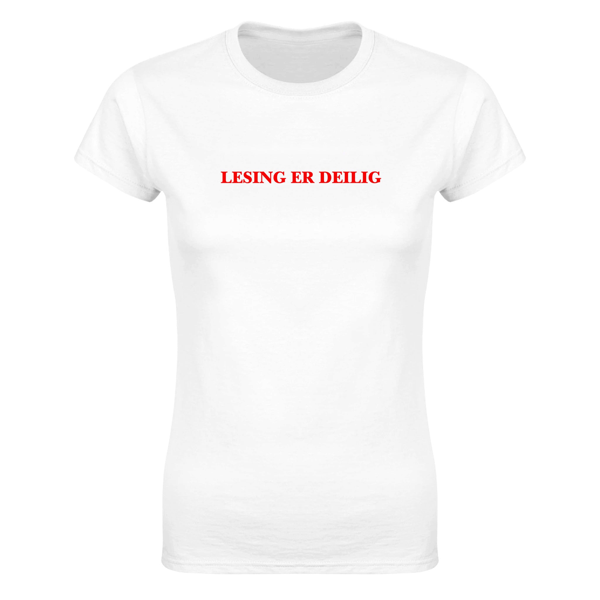 Lesing er deilig - Dame t-skjorte – White
