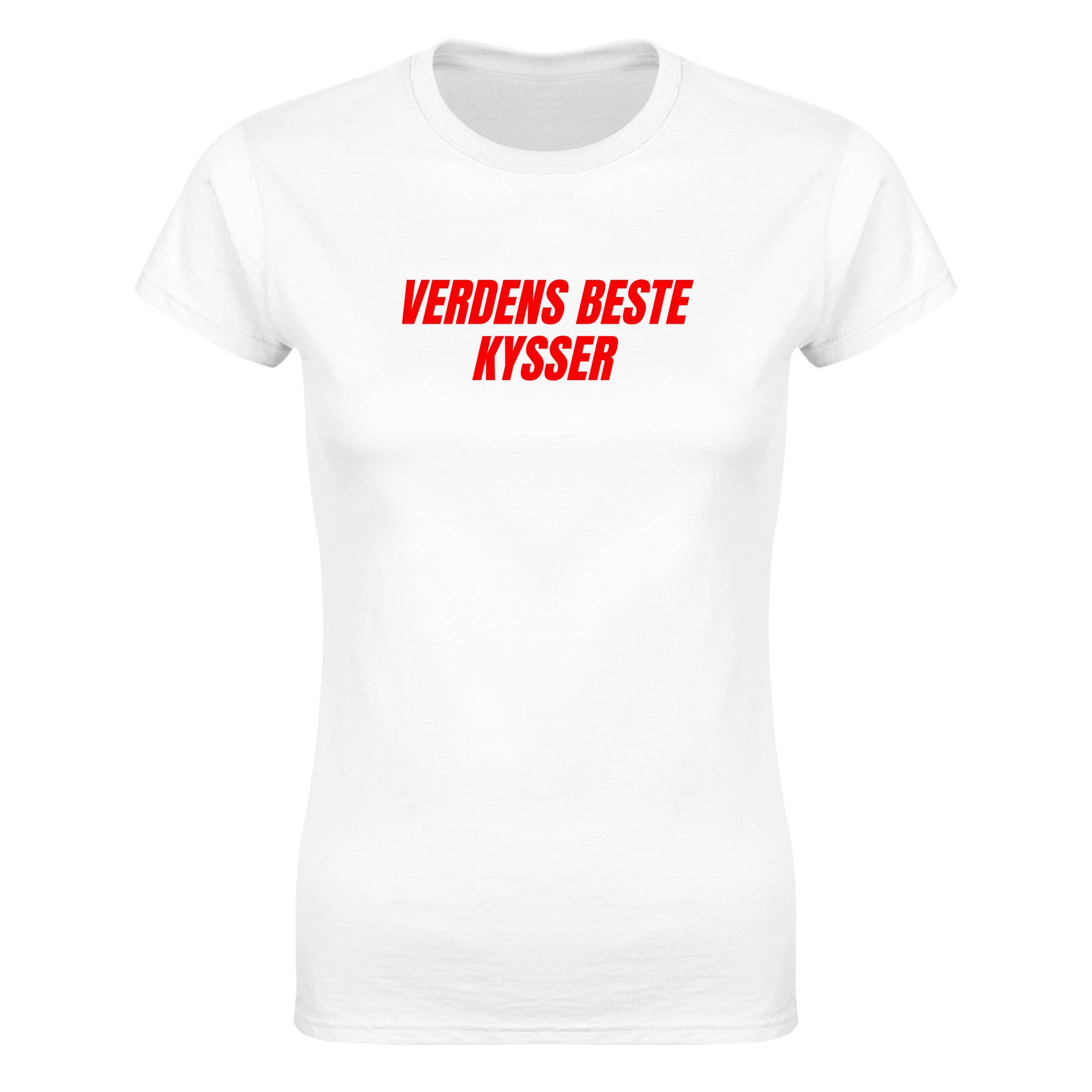 Verdens beste kysser - Dame t-skjorte – White